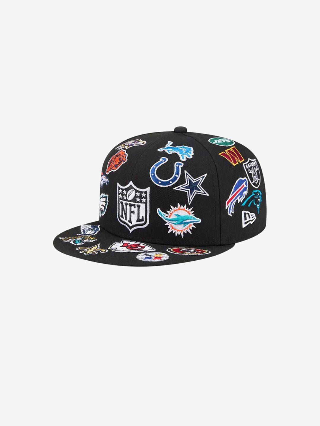 New Era NFL All Over Black 59FIFTY Fitted Cap - 60803237 | ResellZone