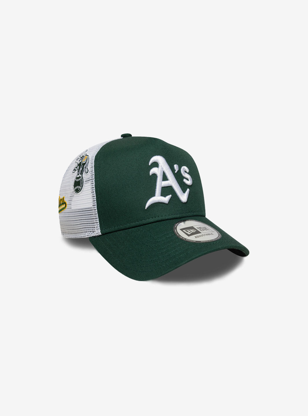 New Era Oakland Athletics Multi Patch Green Trucker Cap | ResellZone