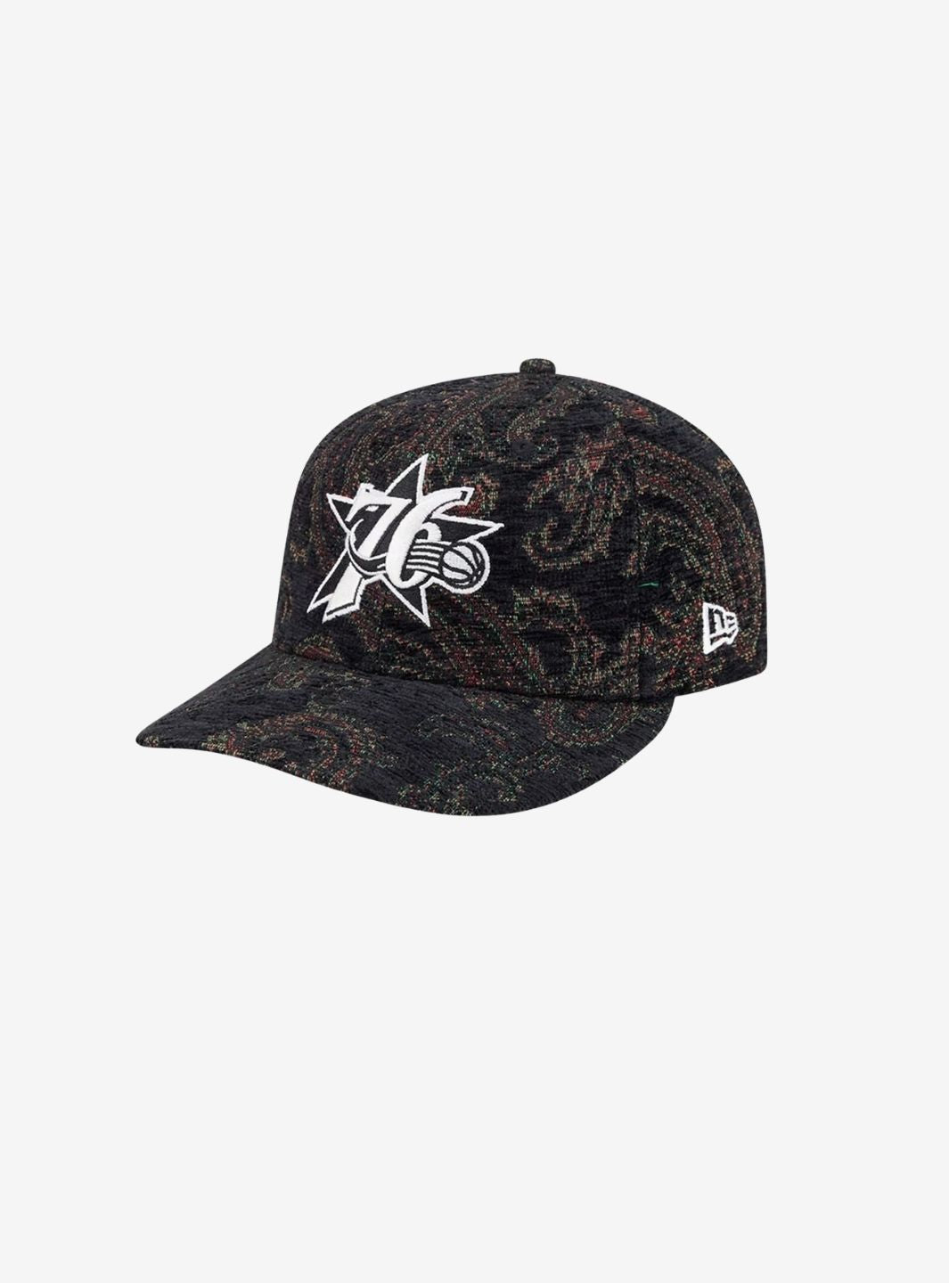 New Era Philadelphia 76ers NBA Jacquard Chenille Black 59FIFTY Fitted Cap - 60917004 | ResellZone