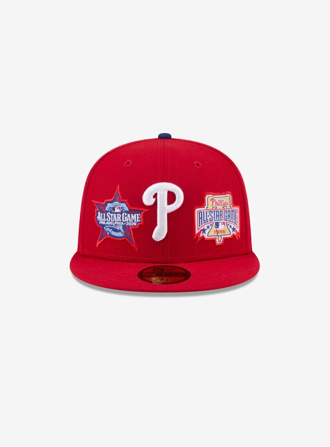 New Era Philadephia Phillies All Star Games Red Multi-Patch 59FIFTY Fitted Cap - 60928046 | ResellZone
