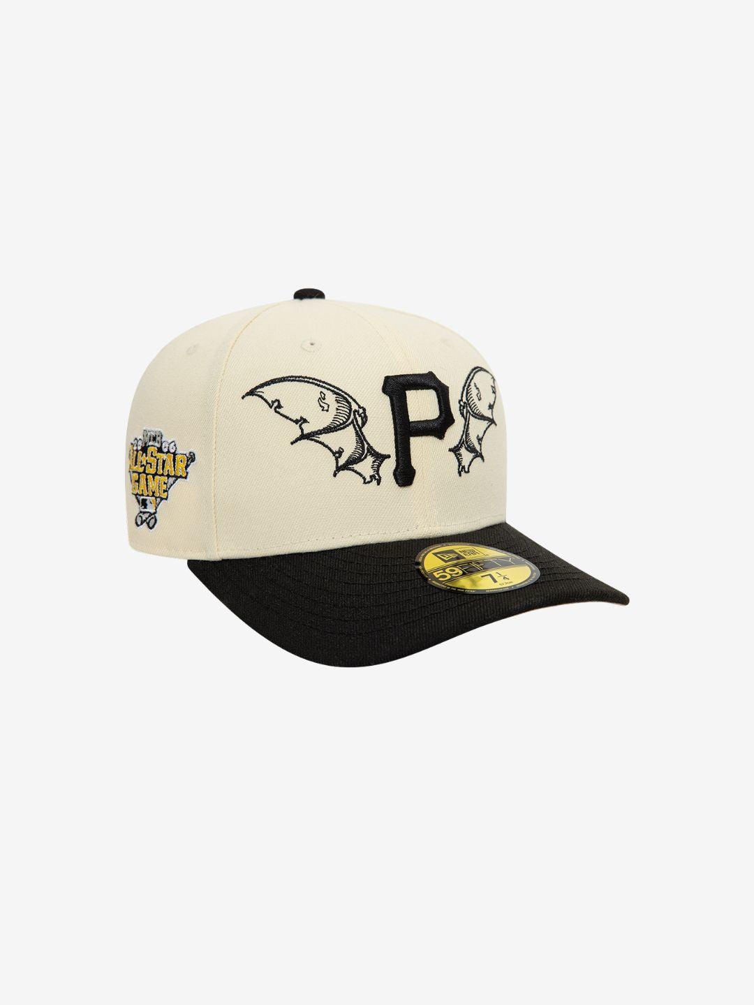 New Era Pittsburgh Pirates MLB Team Wings Light Beige 59FIFTY Fitted Cap | ResellZone