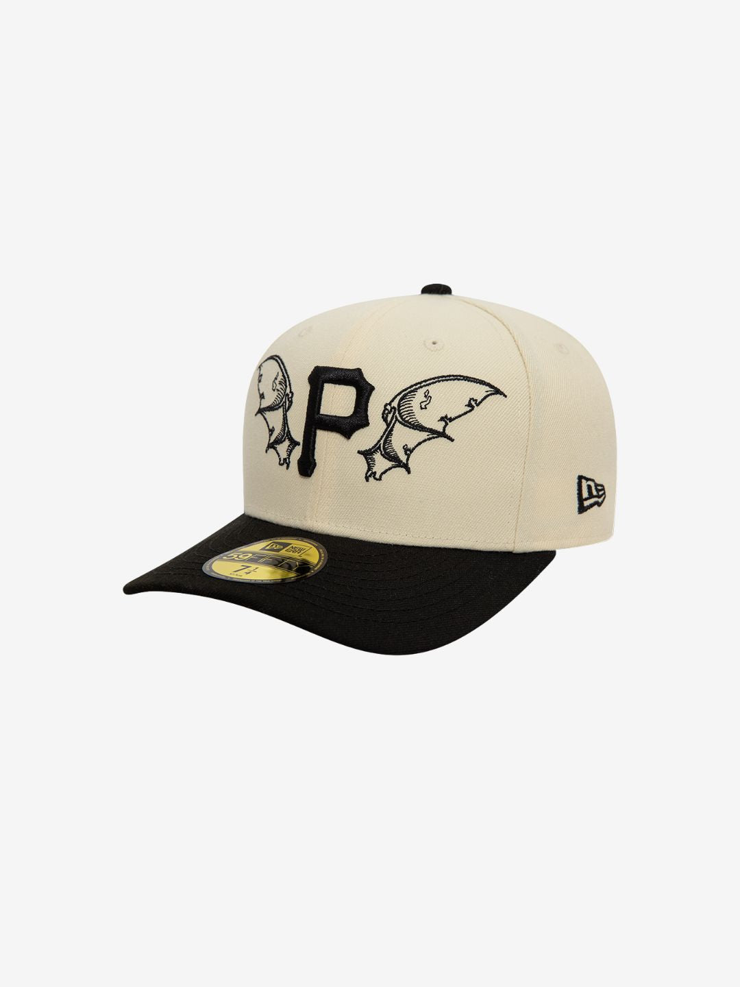 New Era Pittsburgh Pirates MLB Team Wings Light Beige 59FIFTY Fitted Cap | ResellZone