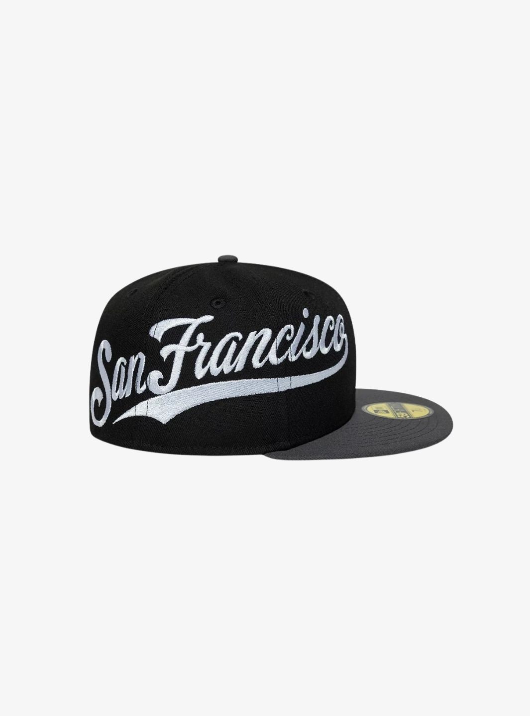 New Era San Francisco Giants MLB Multi Logo Satin Lined Black 59FIFTY Fitted Cap