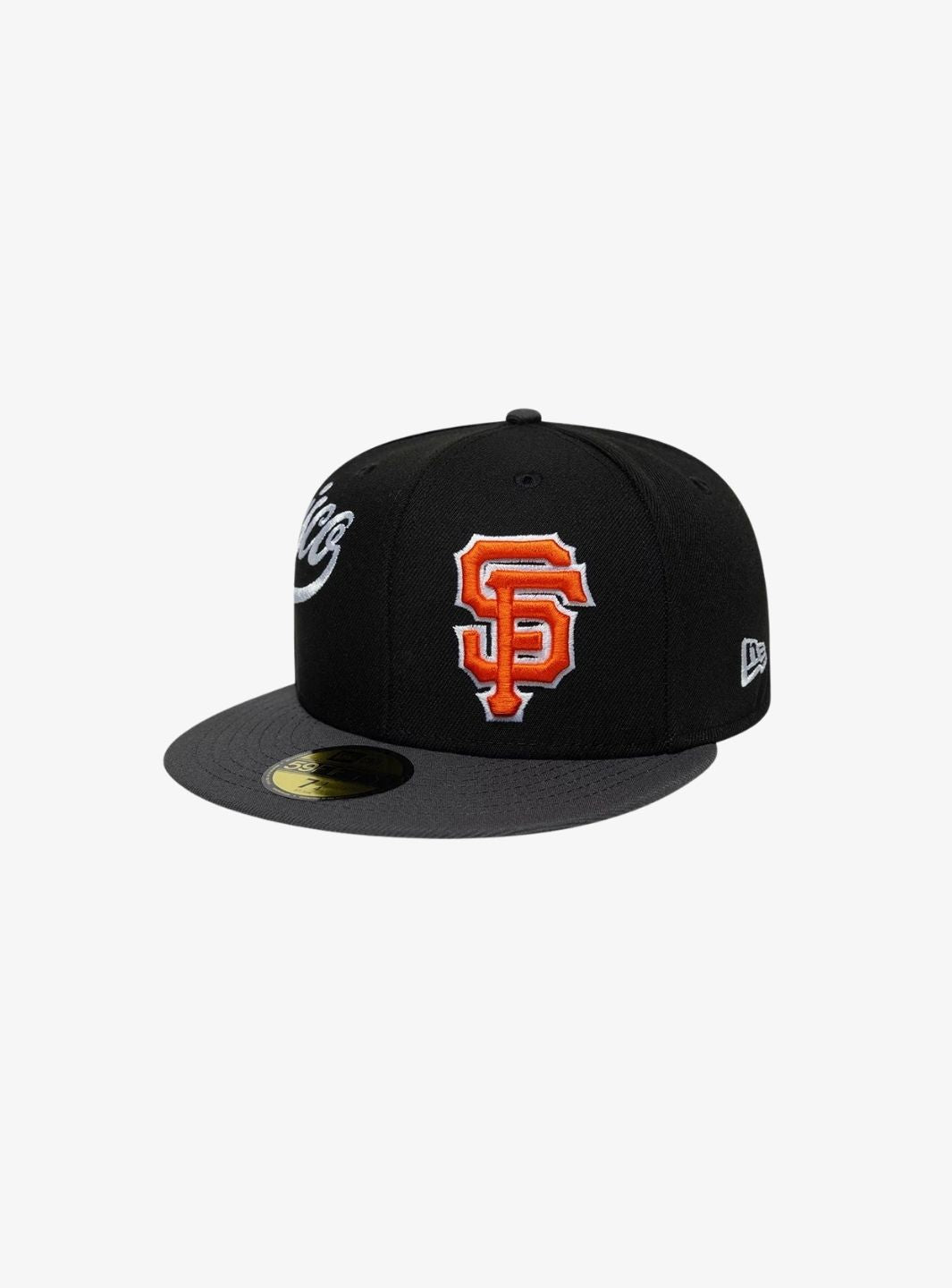 New Era San Francisco Giants MLB Multi Logo Satin Lined Black 59FIFTY Fitted Cap