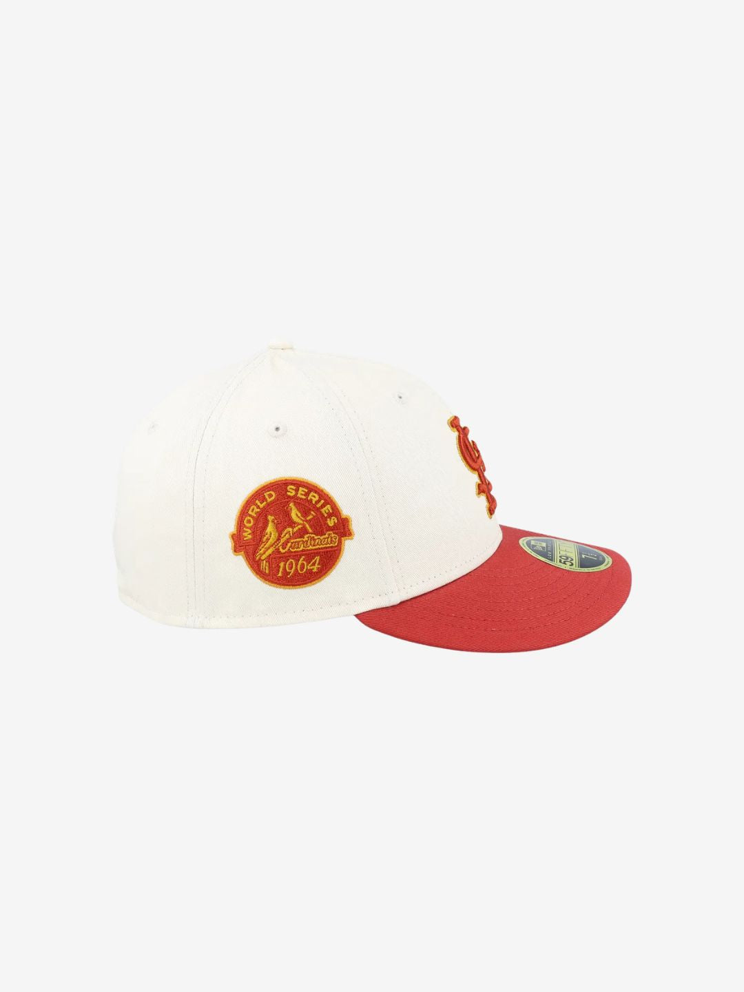 New Era St. Louis Cardinals Seasonal World Series 59FIFTY Low Profile Natural/Red Fitted | ResellZone