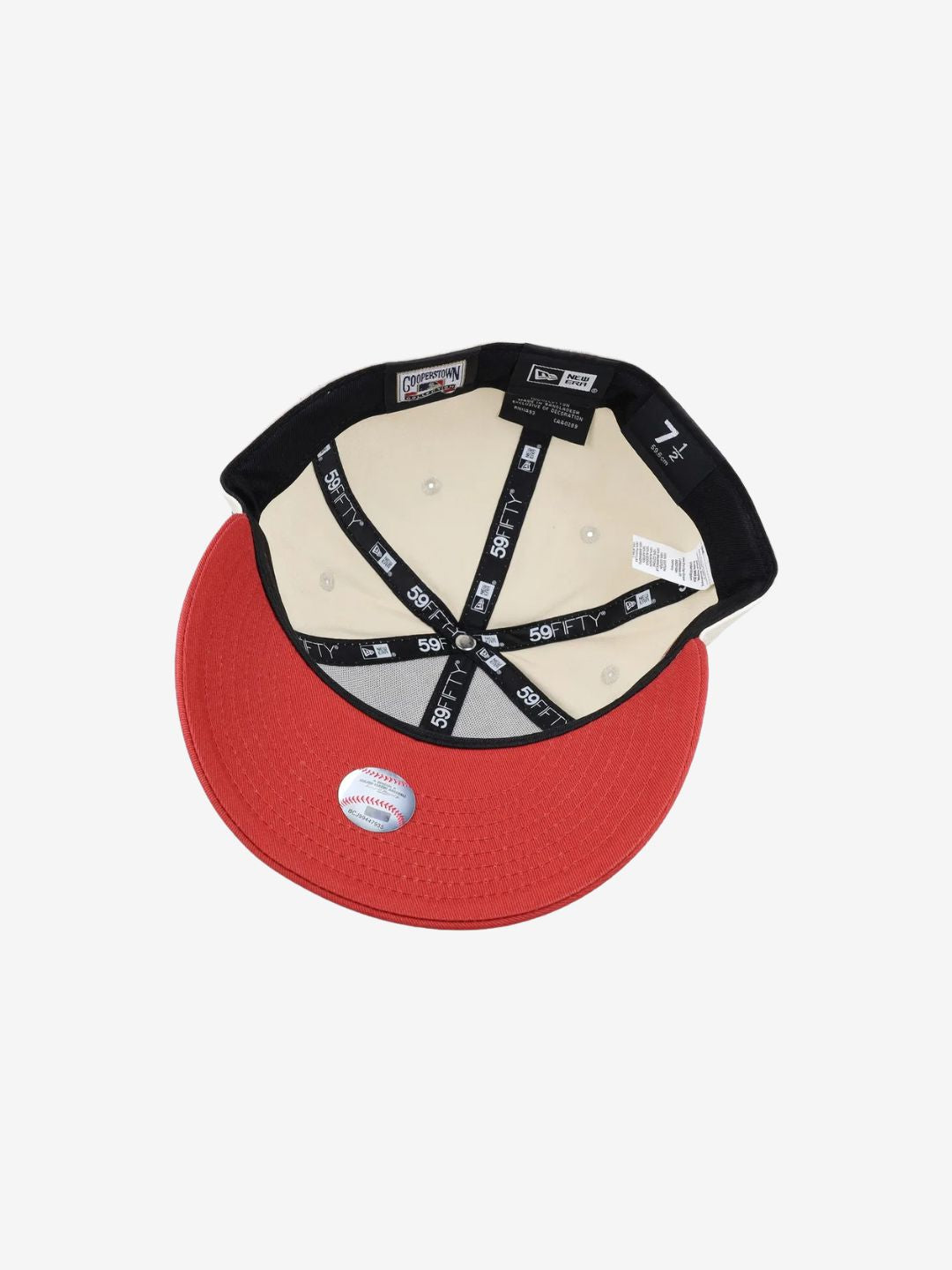 New Era St. Louis Cardinals Seasonal World Series 59FIFTY Low Profile Natural/Red Fitted | ResellZone