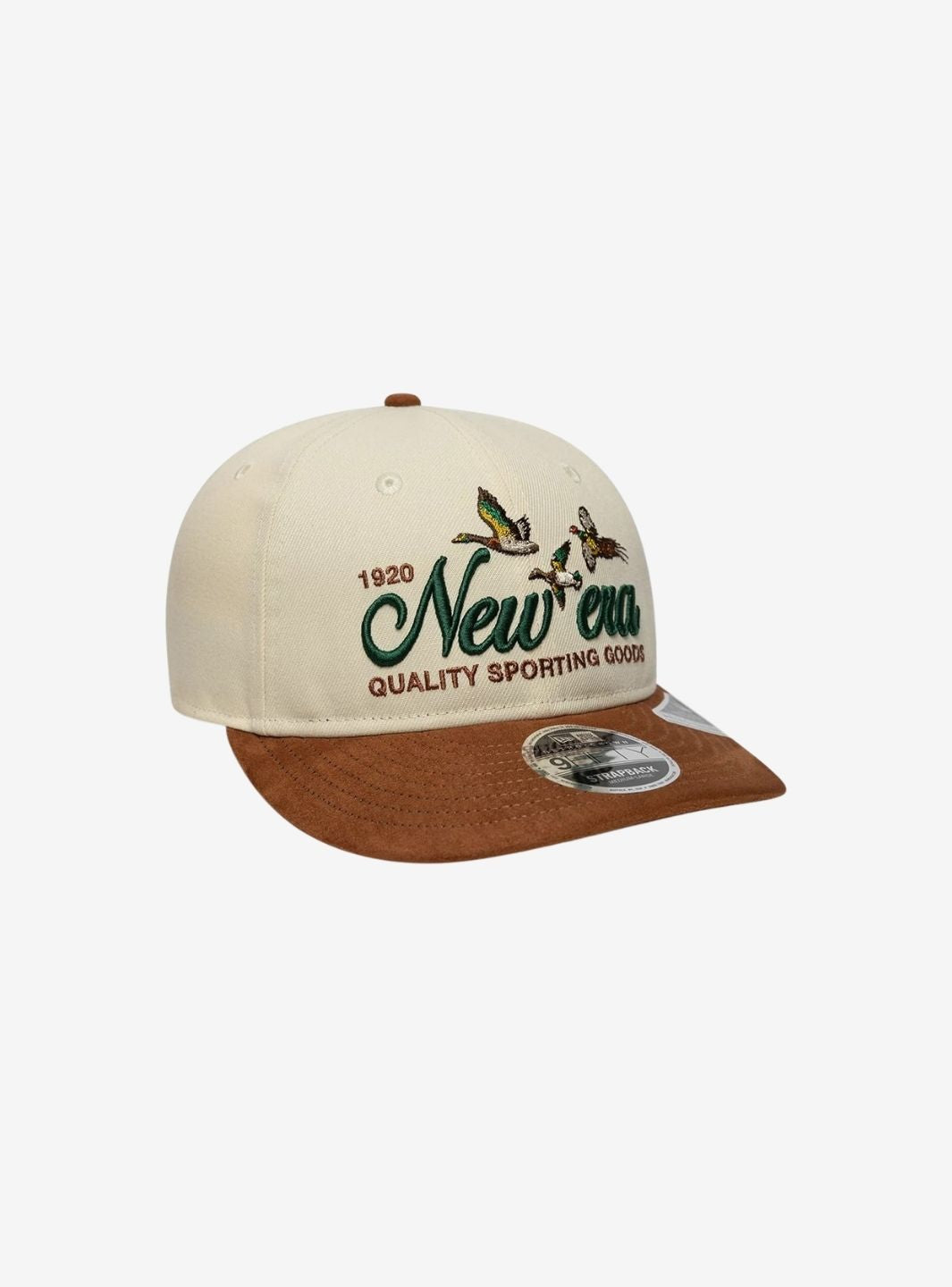 New Era Suede Cream & Brown Retro Crown 9FIFTY Adjustable Cap - 60915992 | ResellZone