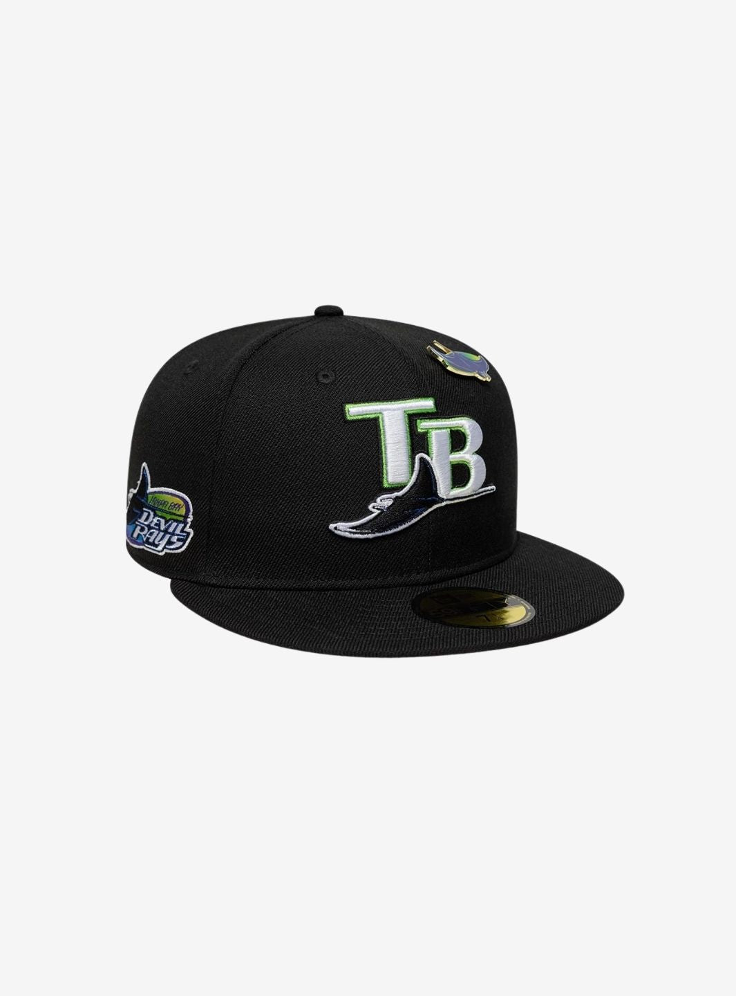 New Era Tampa Bay Rays MLB Icon Black 59FIFTY Fitted Cap - 60915777 | ResellZone