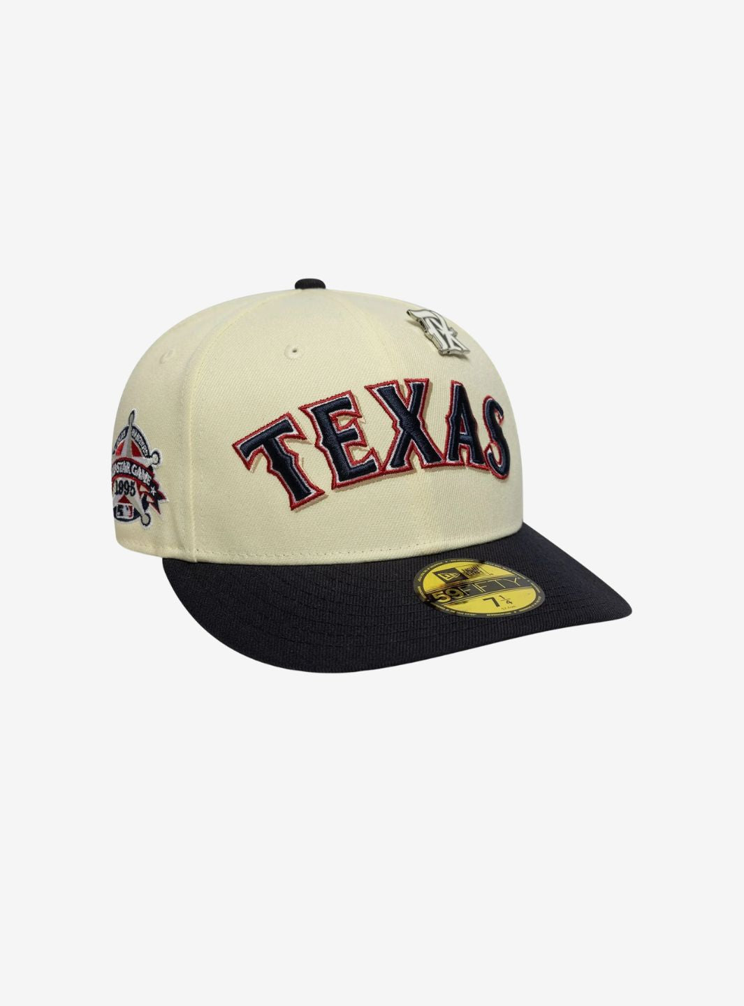 New Era Texas Rangers MLB All Star Game 59FIFTY Fitted Cap Pin Cream - 60691171 | ResellZone