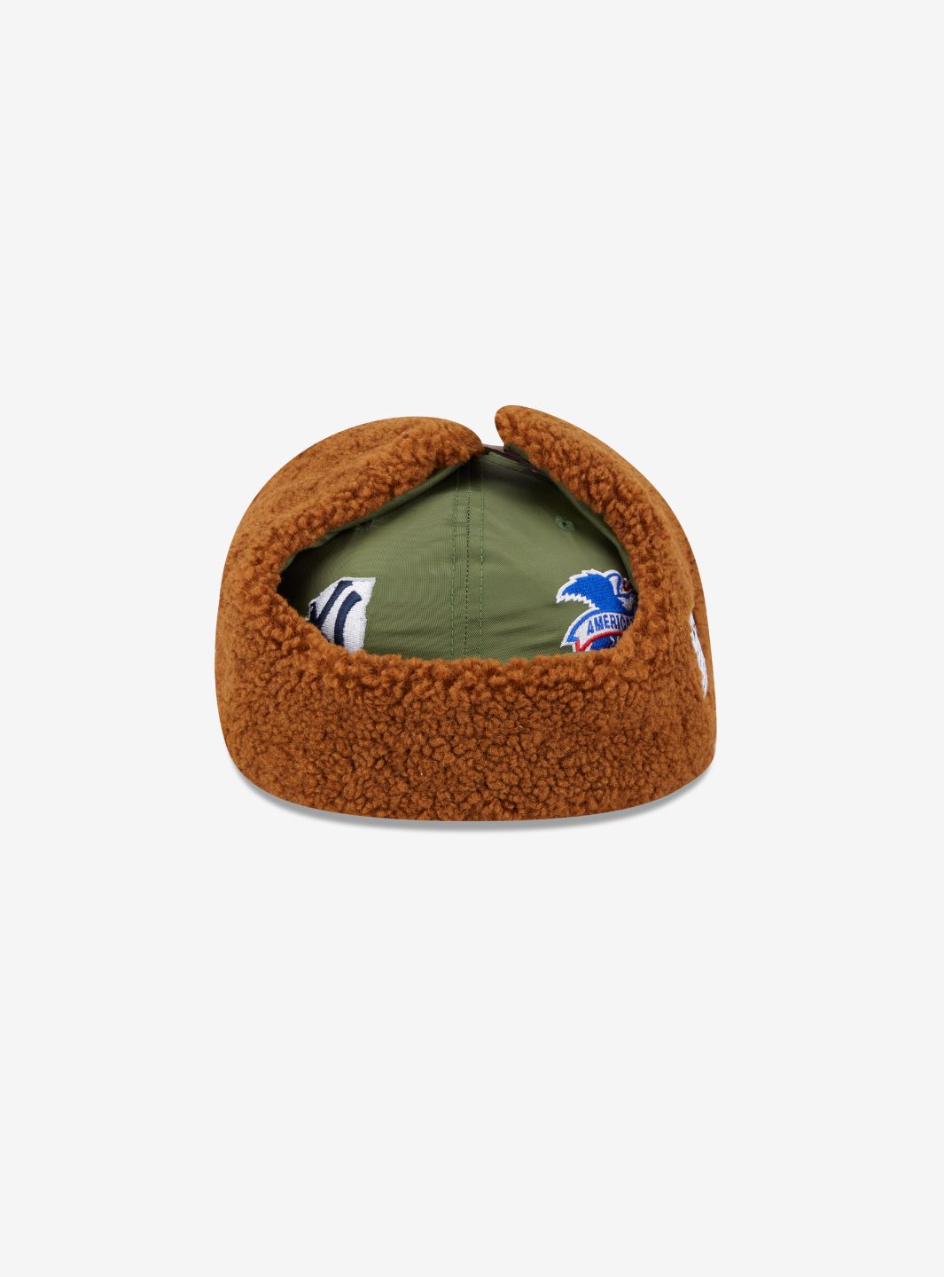 New Era x Alpha Industries 59FIFTY Olive Green Dog Ear Fitted Cap | ResellZone