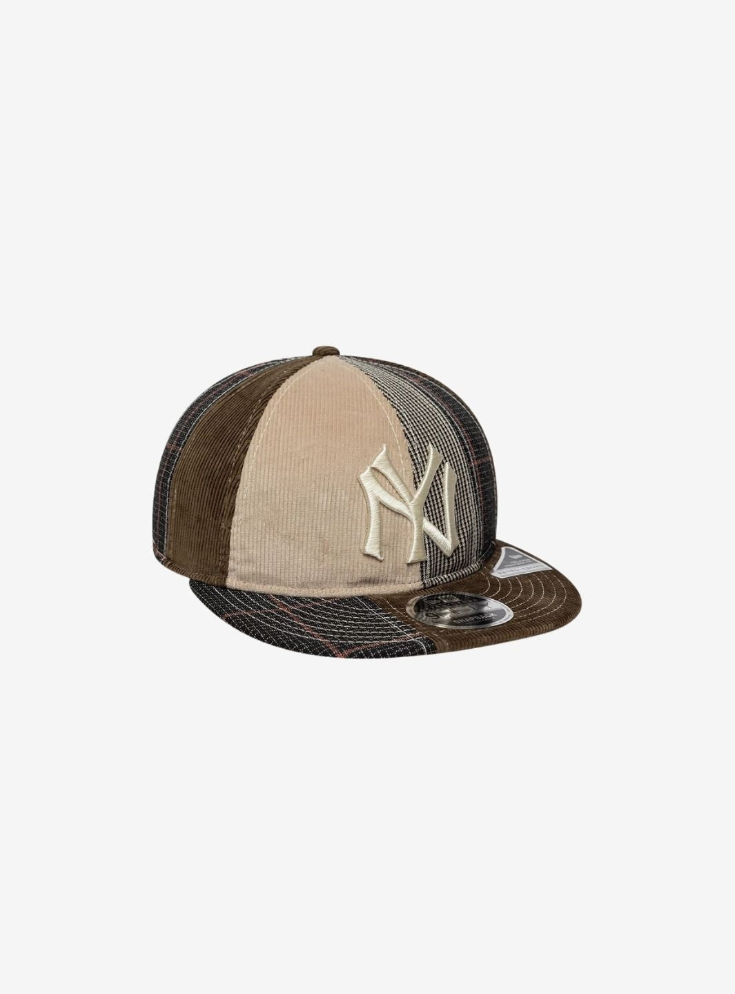 New Era Yankees MLB Patchwork Dark Brown Retro Crown 9FIFTY Adjustable Cap - 60915803 | ResellZone