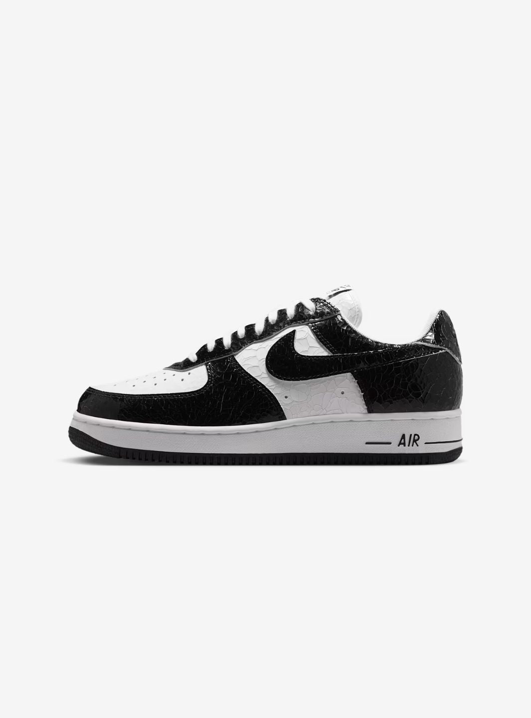 Nike Air Force 1 Low '01 Cracked Leather Black White - JA0248-001 | ResellZone