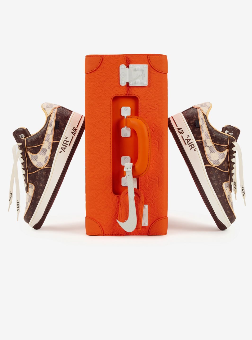 Nike Air Force 1 Low Louis Vuitton Monogram Brown Damier Azur | ResellZone