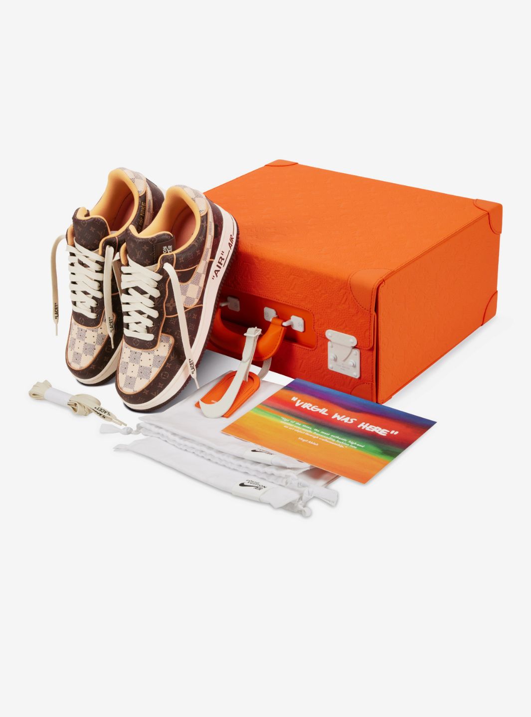 Nike Air Force 1 Low Louis Vuitton Monogram Brown Damier Azur | ResellZone