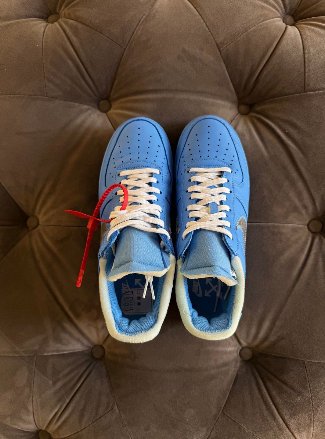 Nike Air Force 1 Low Off-White MCA University Blue - Sneakers Usate | ResellZone