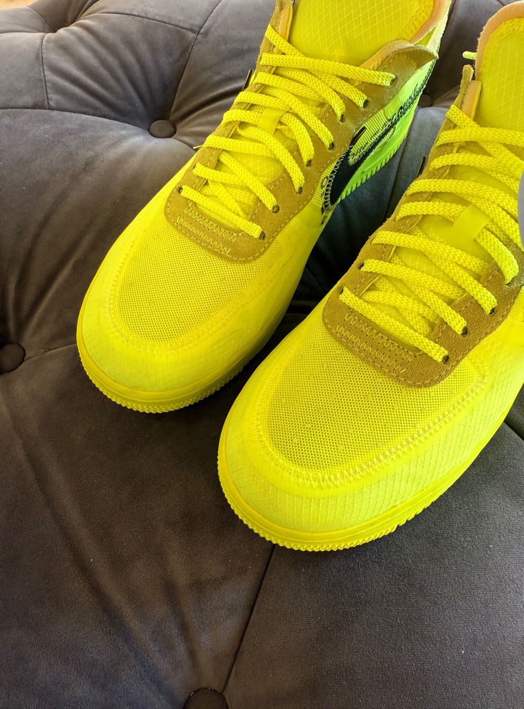 Nike Air Force 1 Low Off-White Volt - Sneakers Usate | ResellZone