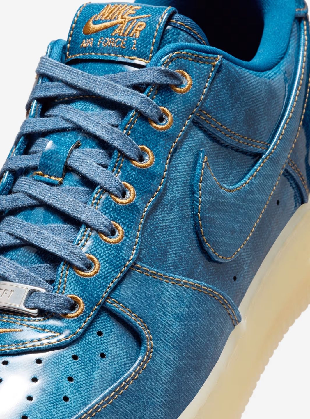 Nike Air Force 1 Low Patent Denim - IM5757-400 | ResellZone