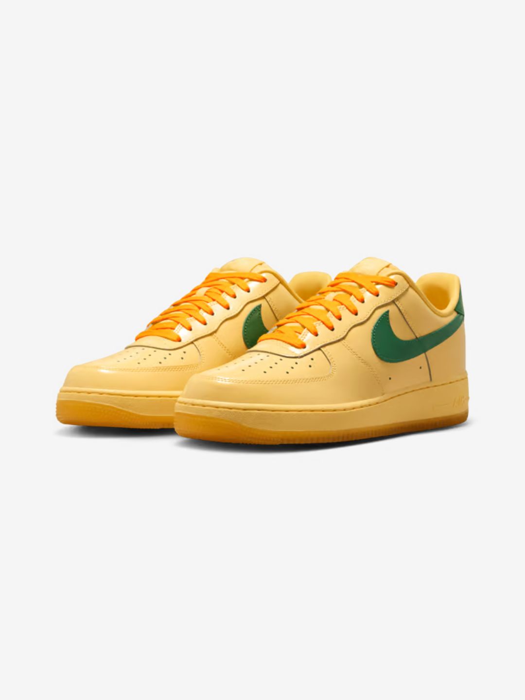 Nike Air Force 1 Low Patent Leather Topaz Gold Pine Green - IO4489-700 | ResellZone