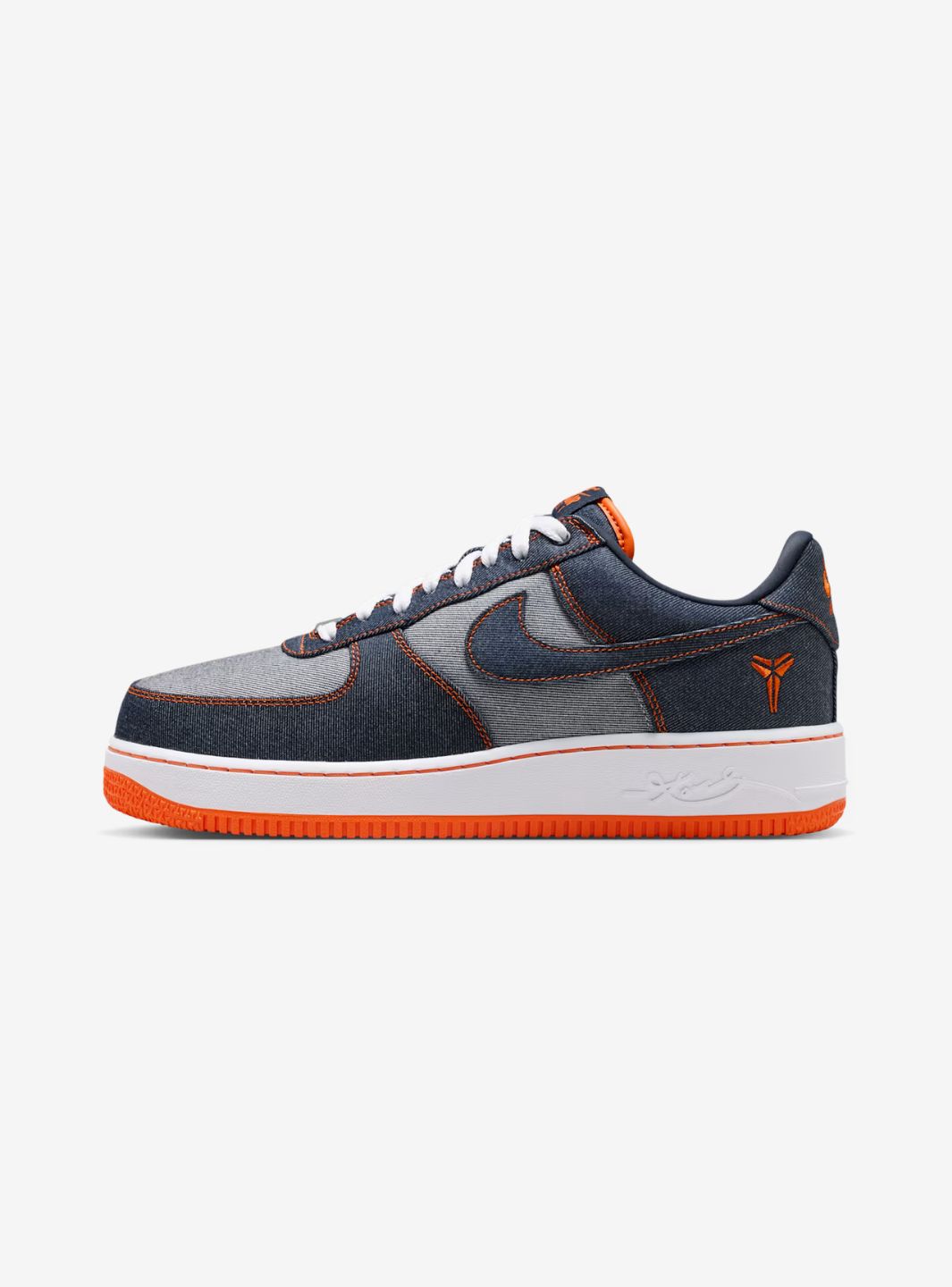 Nike Air Force 1 Low Protro Kobe Bryant Denim Obsidian Safety Orange - IM1980-400 | ResellZone