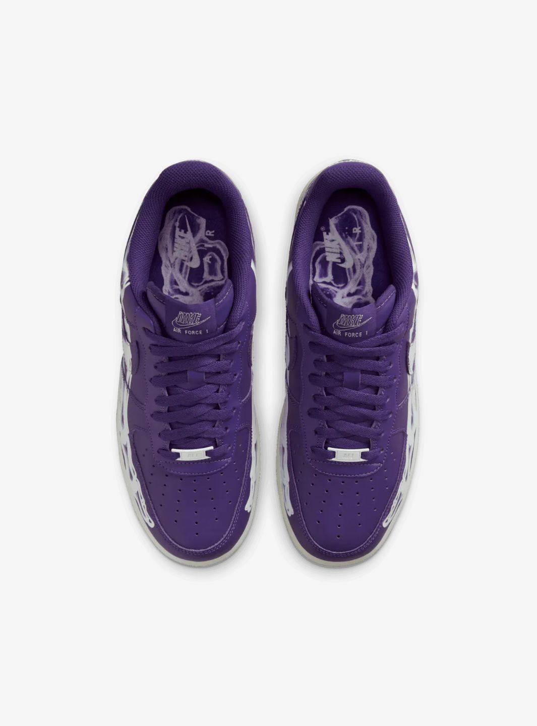 Nike Air Force 1 Low Purple Skeleton Halloween (2021) - CU8067-500 | ResellZone