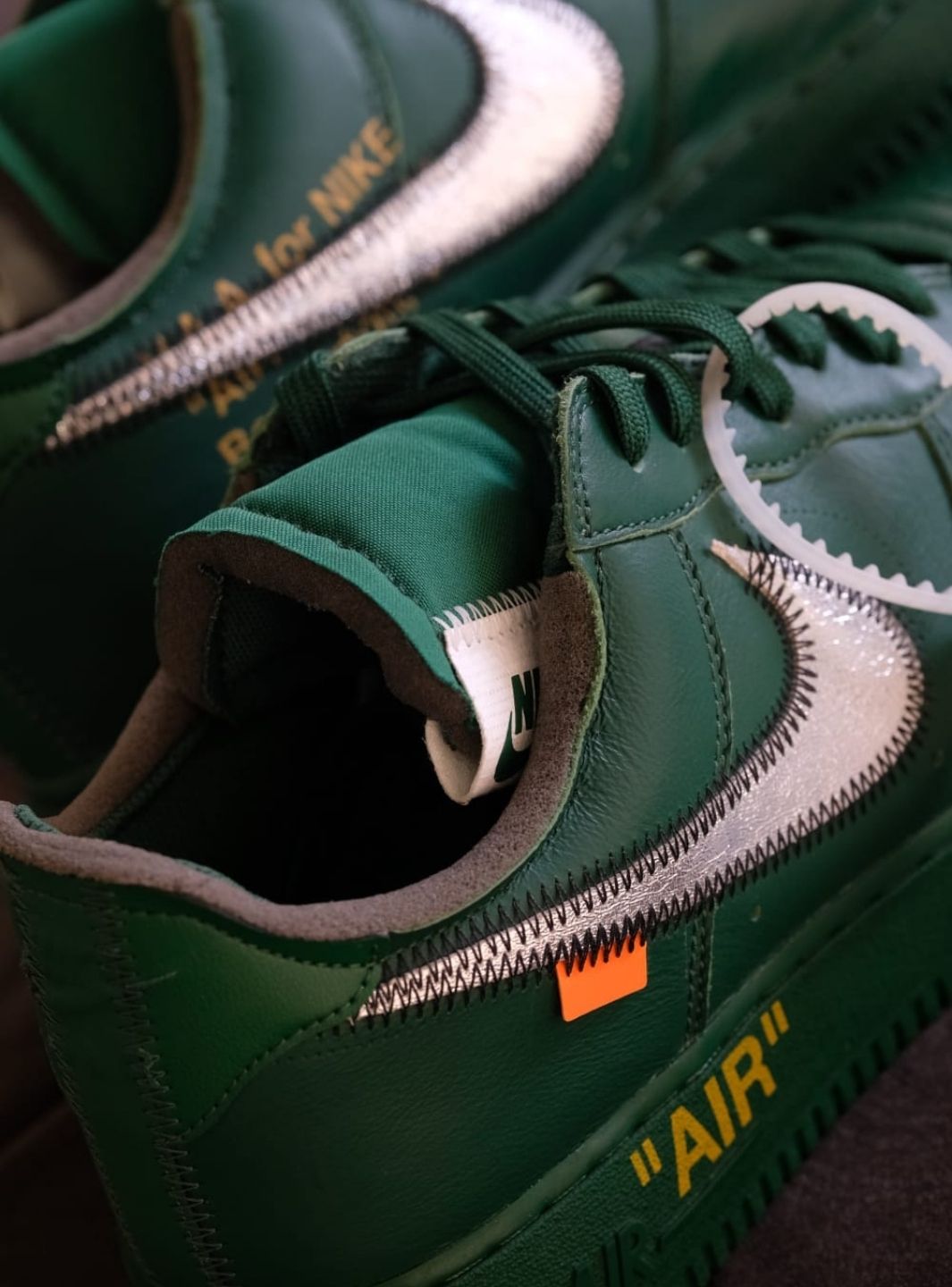 Nike Air Force 1 Low Virgil Abloh Archives Codes Pine Green - Sneakers Usate | ResellZone