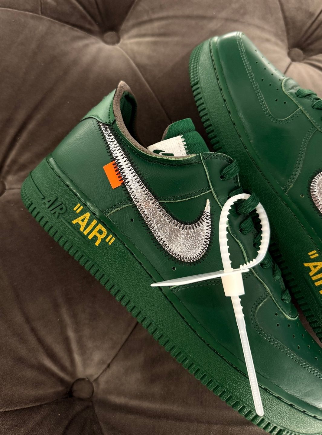 Nike Air Force 1 Low Virgil Abloh Archives Codes Pine Green - Sneakers Usate | ResellZone