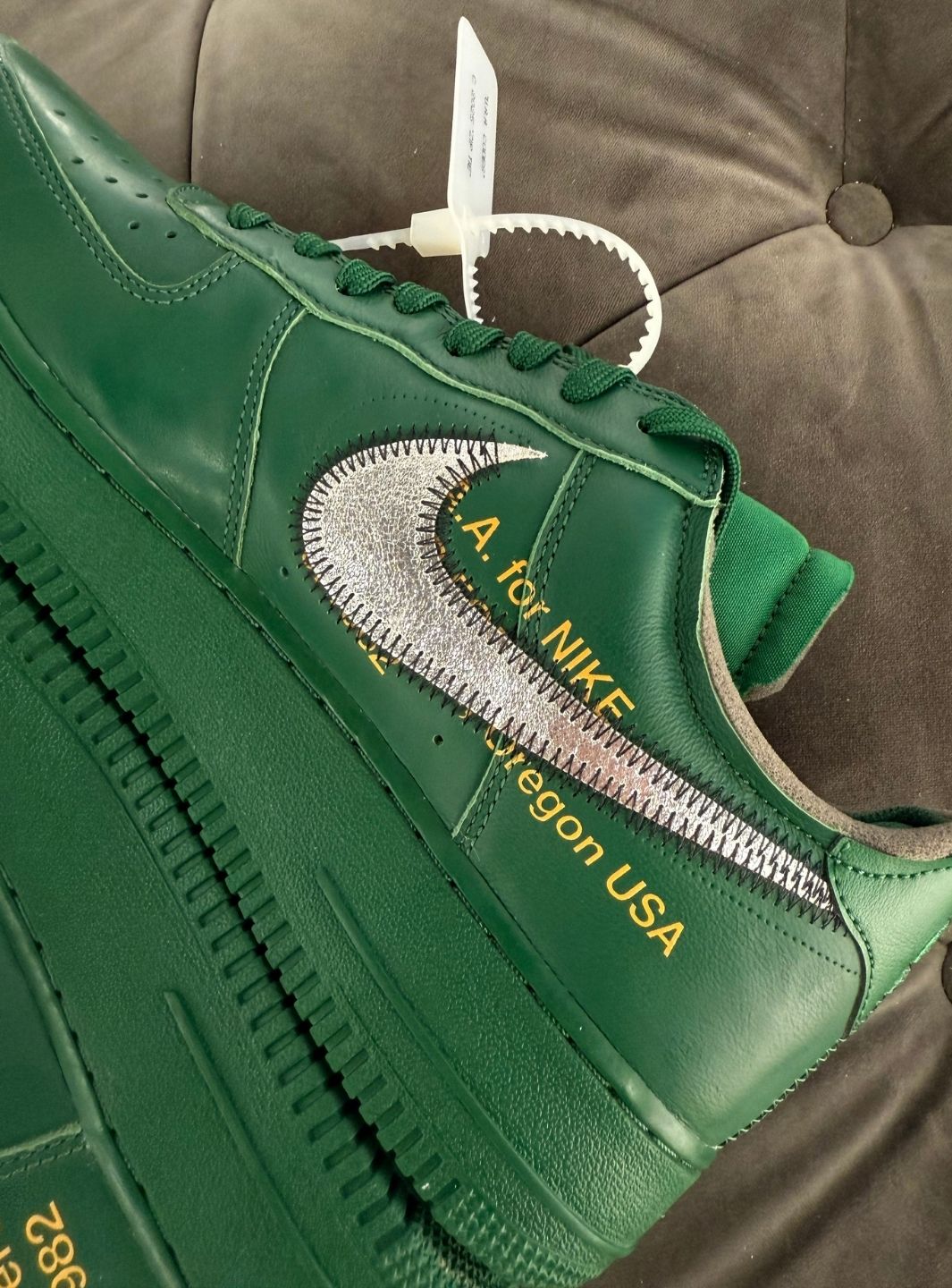 Nike Air Force 1 Low Virgil Abloh Archives Codes Pine Green - Sneakers Usate | ResellZone