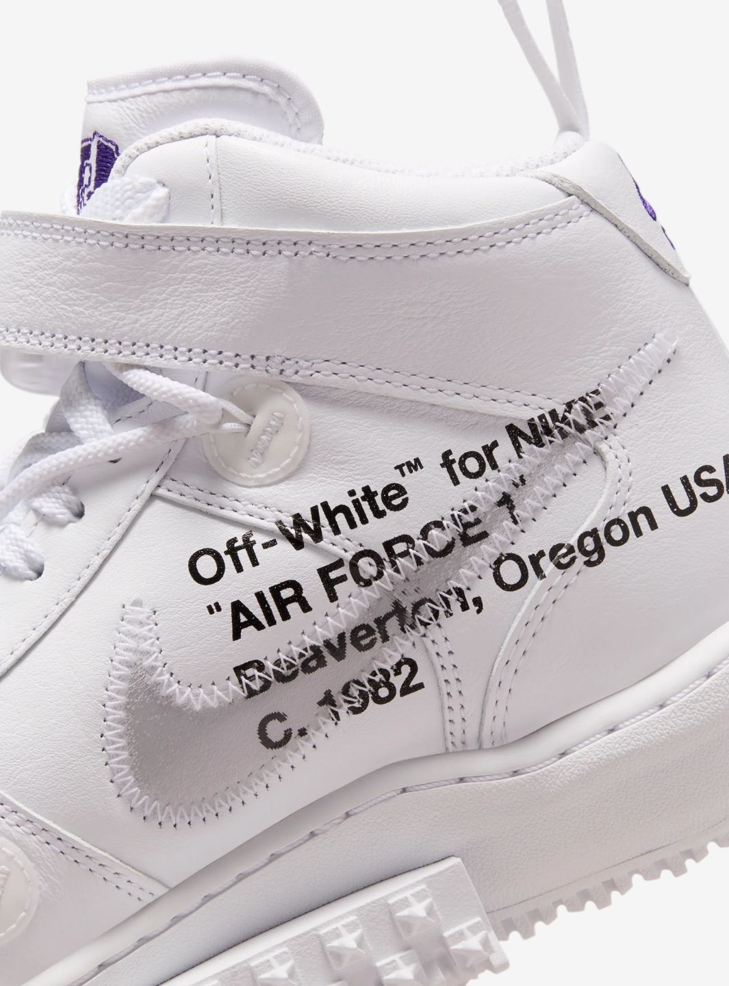 Nike Air Force Mid Off-White Graffiti White DR0500-100
