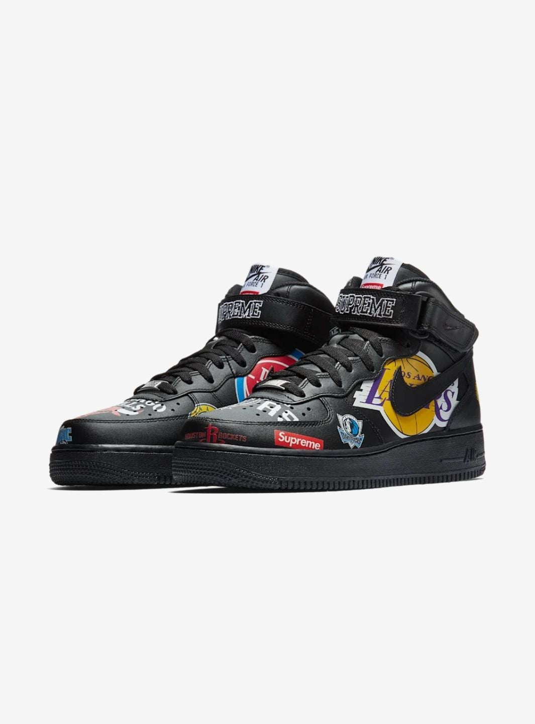 Nike Air Force 1 Mid Supreme NBA Black - AQ8017-001 | ResellZone