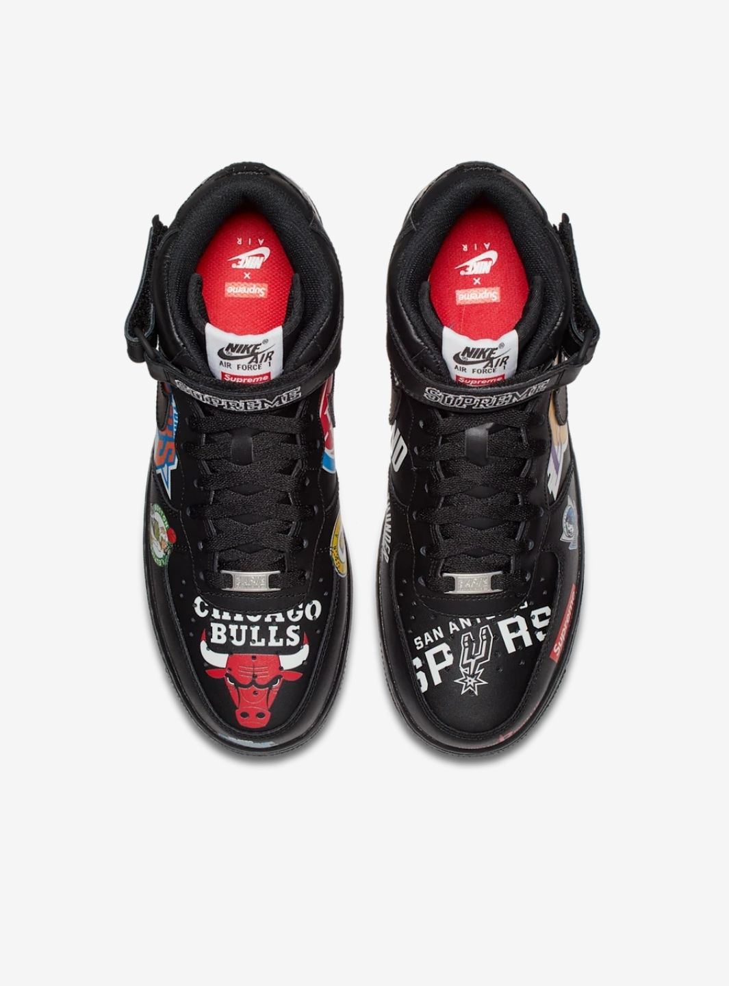 Nike Air Force 1 Mid Supreme NBA Black - AQ8017-001 | ResellZone