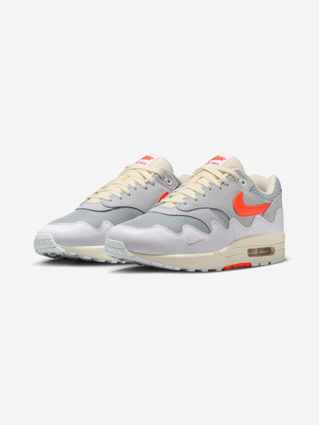Nike Air Max 1 Patta Waves White Hyper Crimson (With Bracelet) - II7055-100 | ResellZone