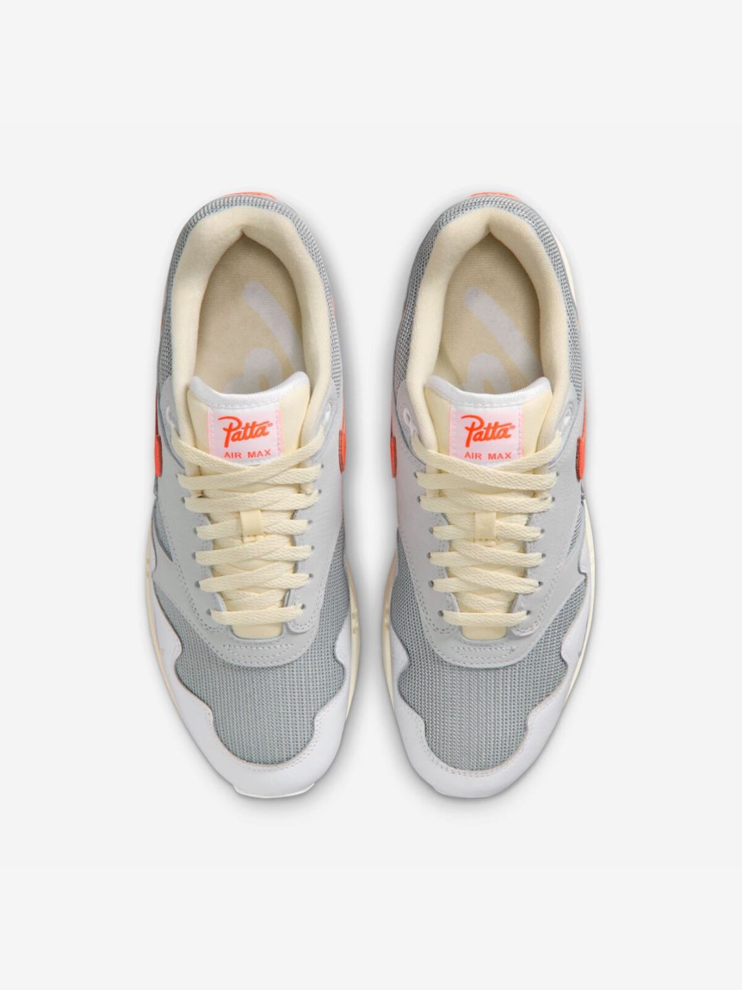 Nike Air Max 1 Patta Waves White Hyper Crimson (With Bracelet) - II7055-100 | ResellZone