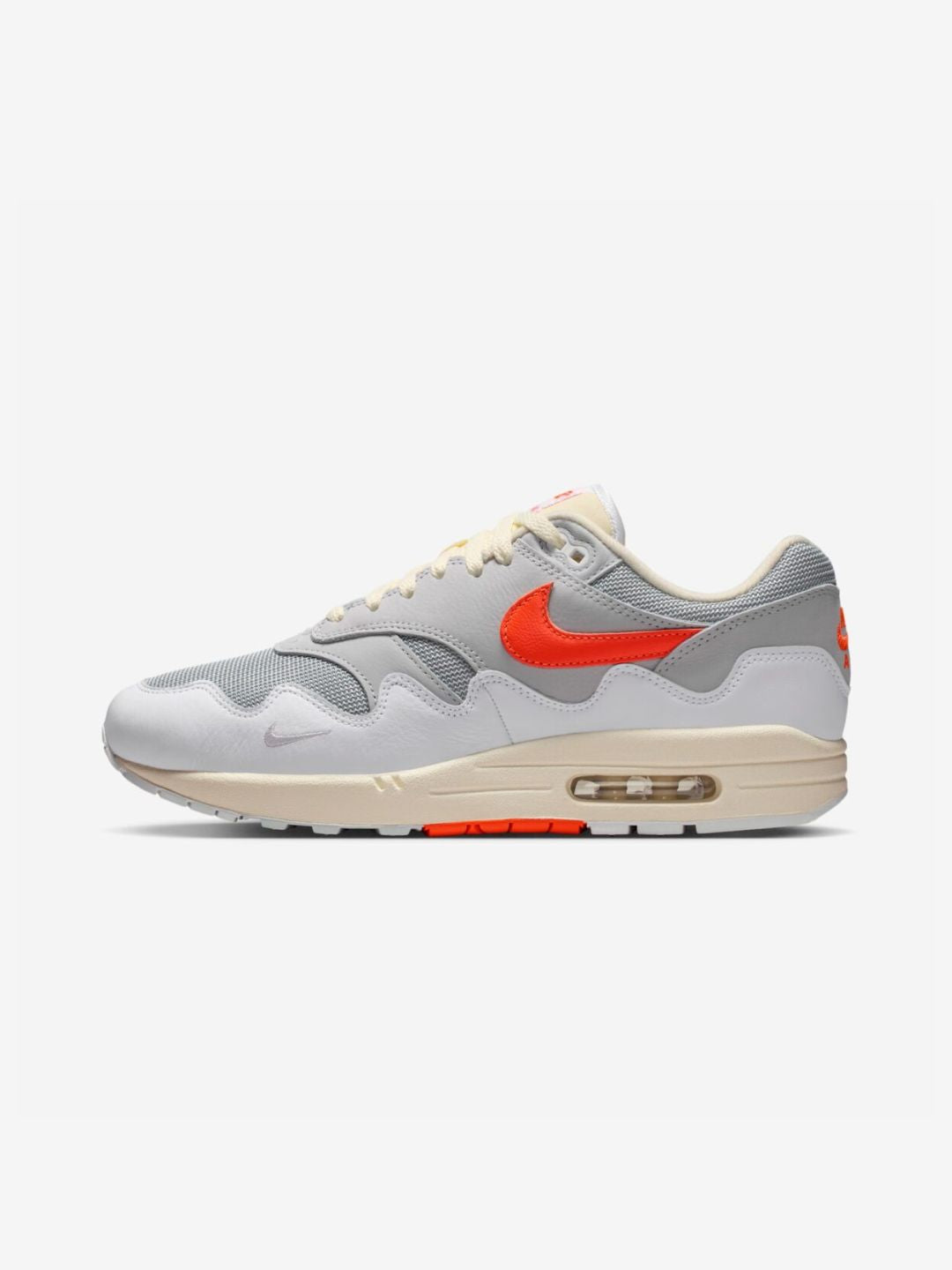 Nike Air Max 1 Patta Waves White Hyper Crimson (With Bracelet) - II7055-100 | ResellZone