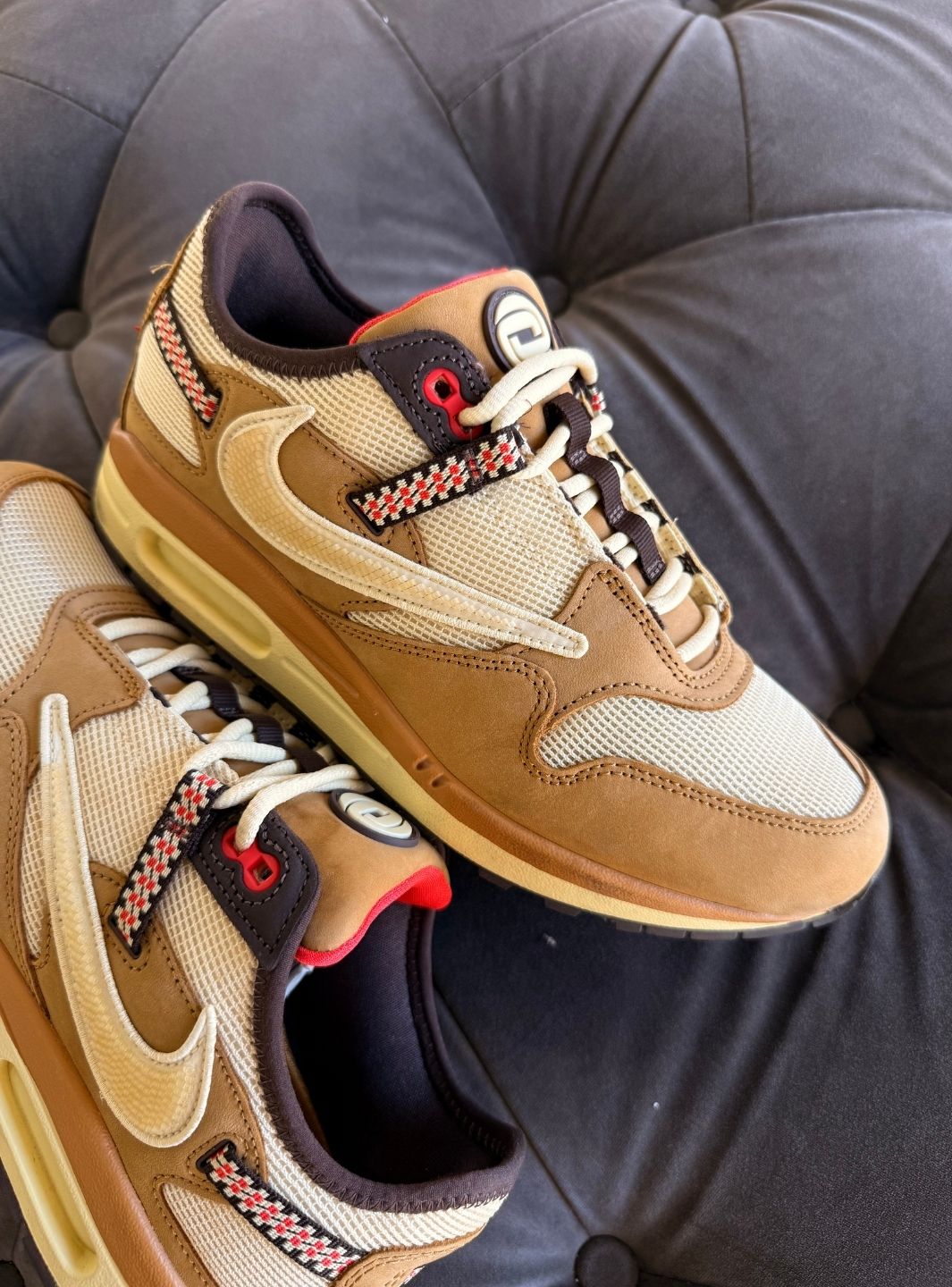 Nike Air Max 1 Travis Scott Cactus Jack Wheat Lemon Drop - Sneakers Usate | ResellZone