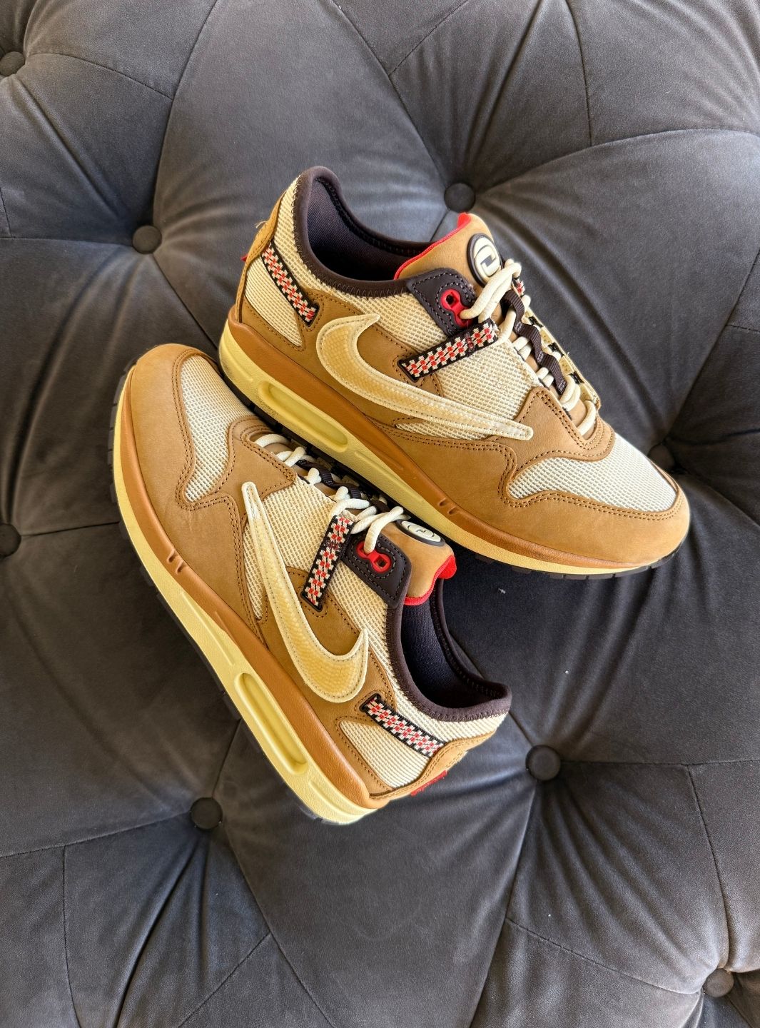 Nike Air Max 1 Travis Scott Cactus Jack Wheat Lemon Drop - Sneakers Usate | ResellZone