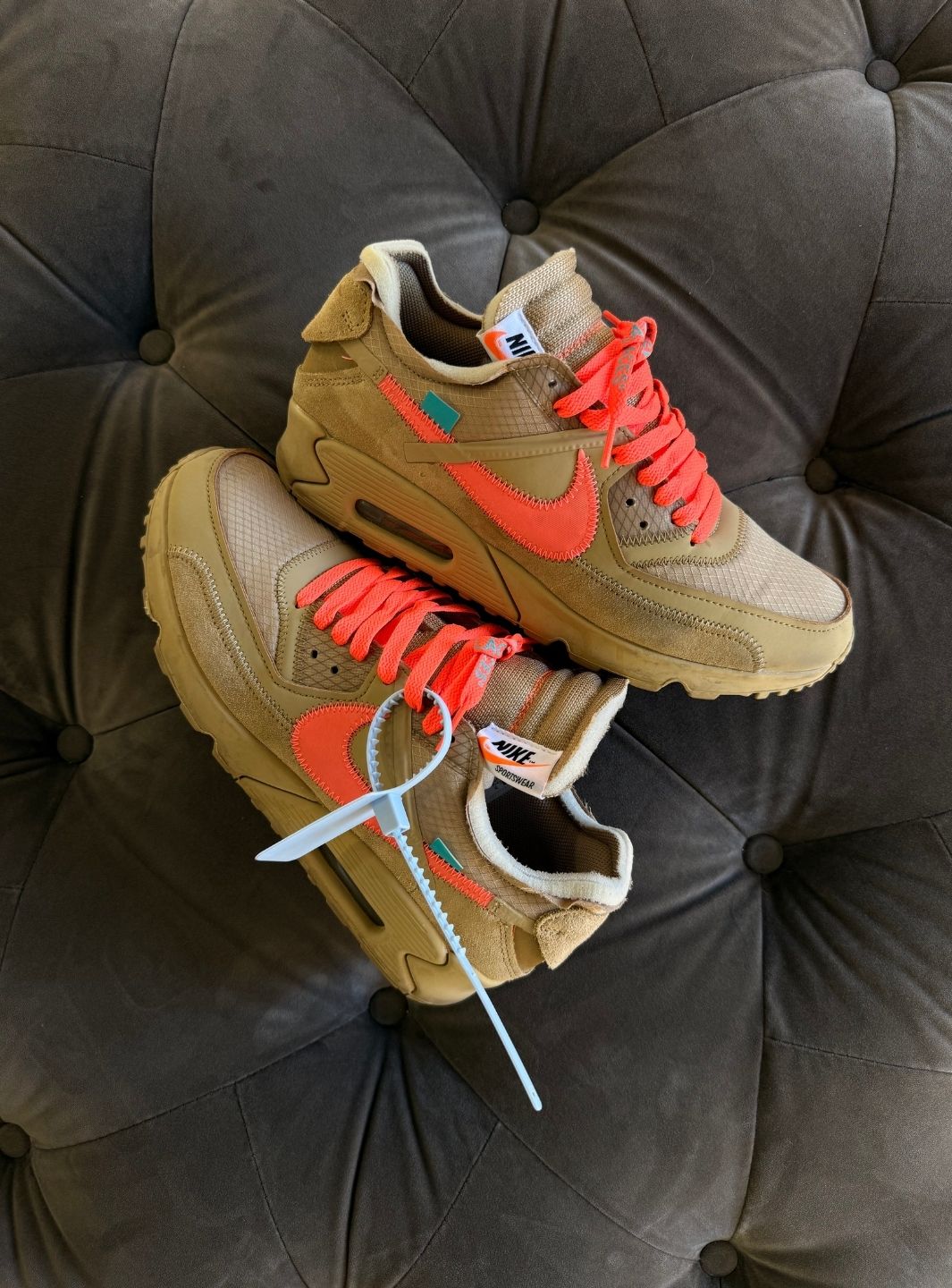 Nike Air Max 90 Off-White Desert Ore - Sneakers Usate | ResellZone