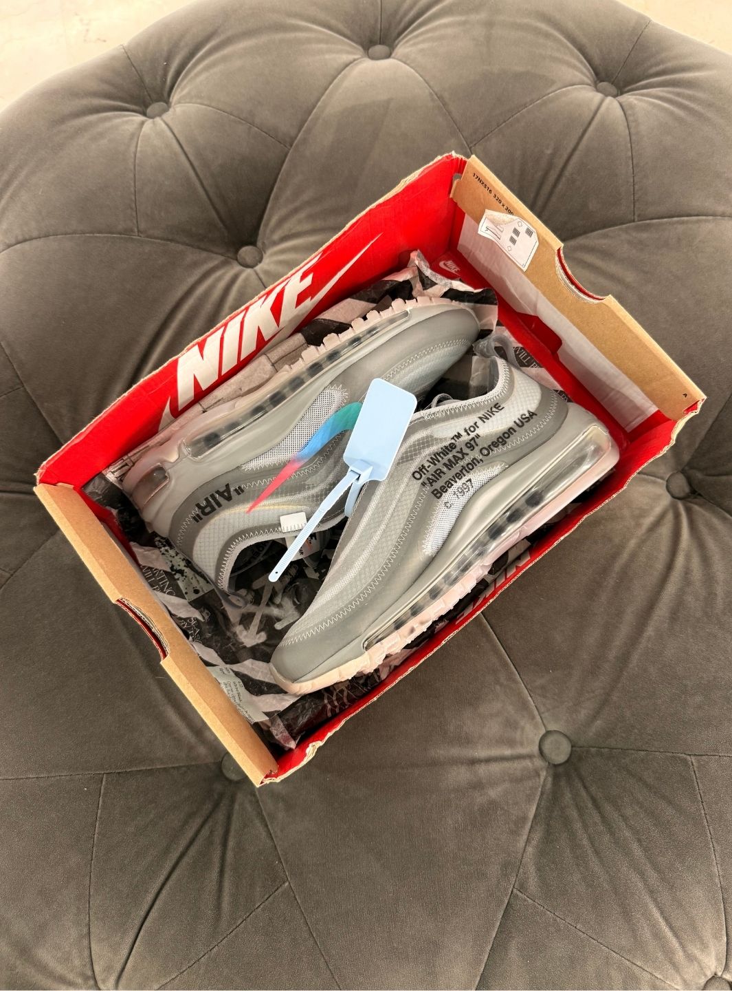 Nike Air Max 97 Off-White Menta - Sneakers Usate | ResellZone