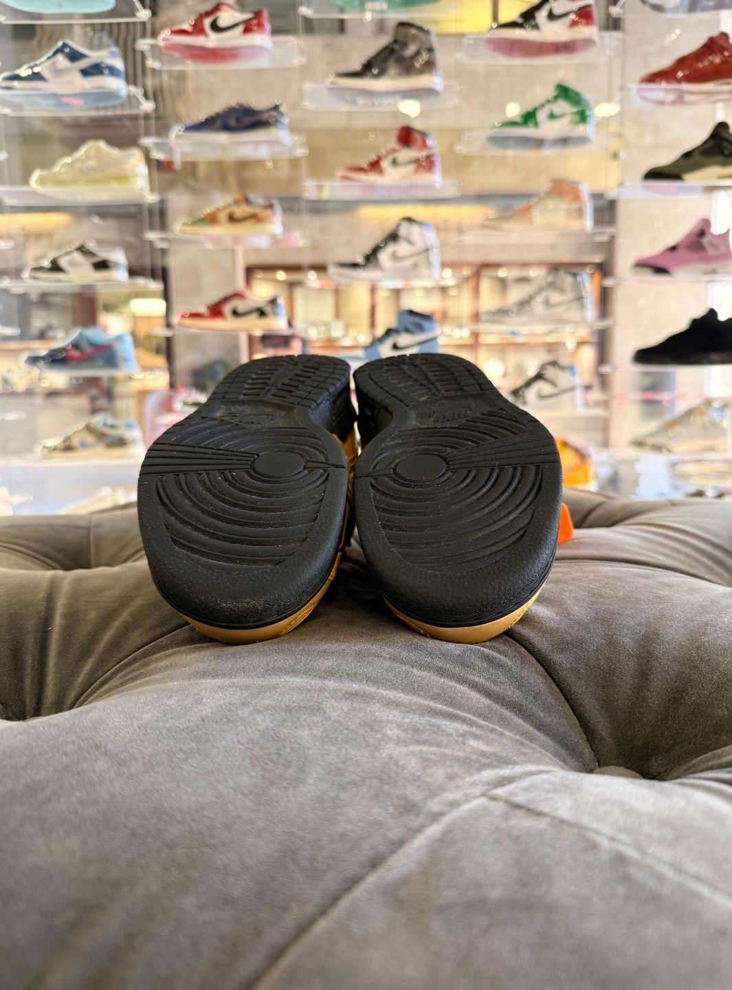 Nike Air Rubber Dunk Off-White University Gold - Sneakers Usate | ResellZone