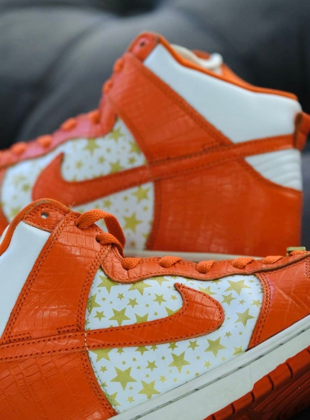 Nike Dunk High Pro SB Supreme Orange Stars - Sneakers Usate | ResellZone