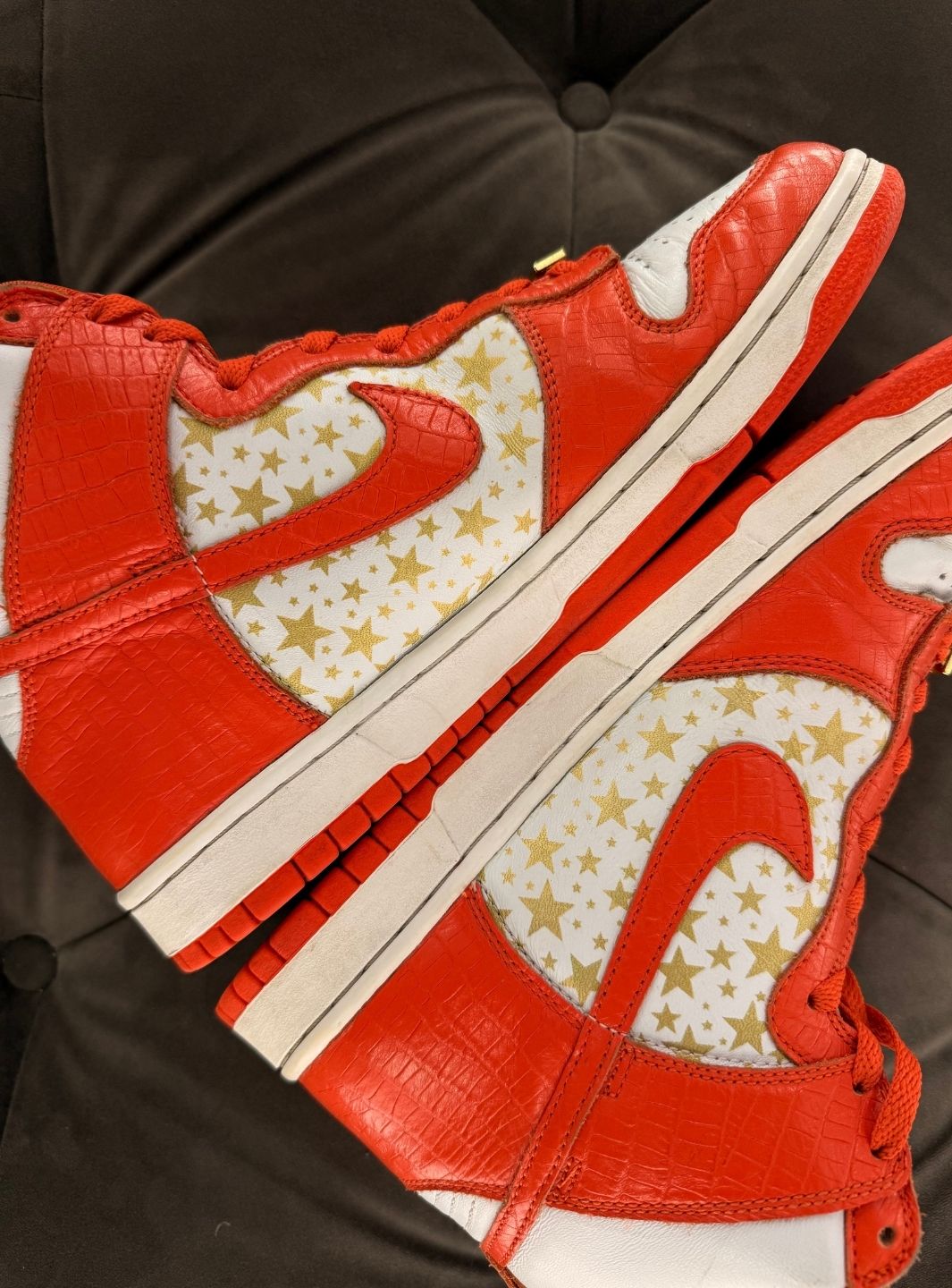 Nike Dunk High Pro SB Supreme Orange Stars - Sneakers Usate | ResellZone