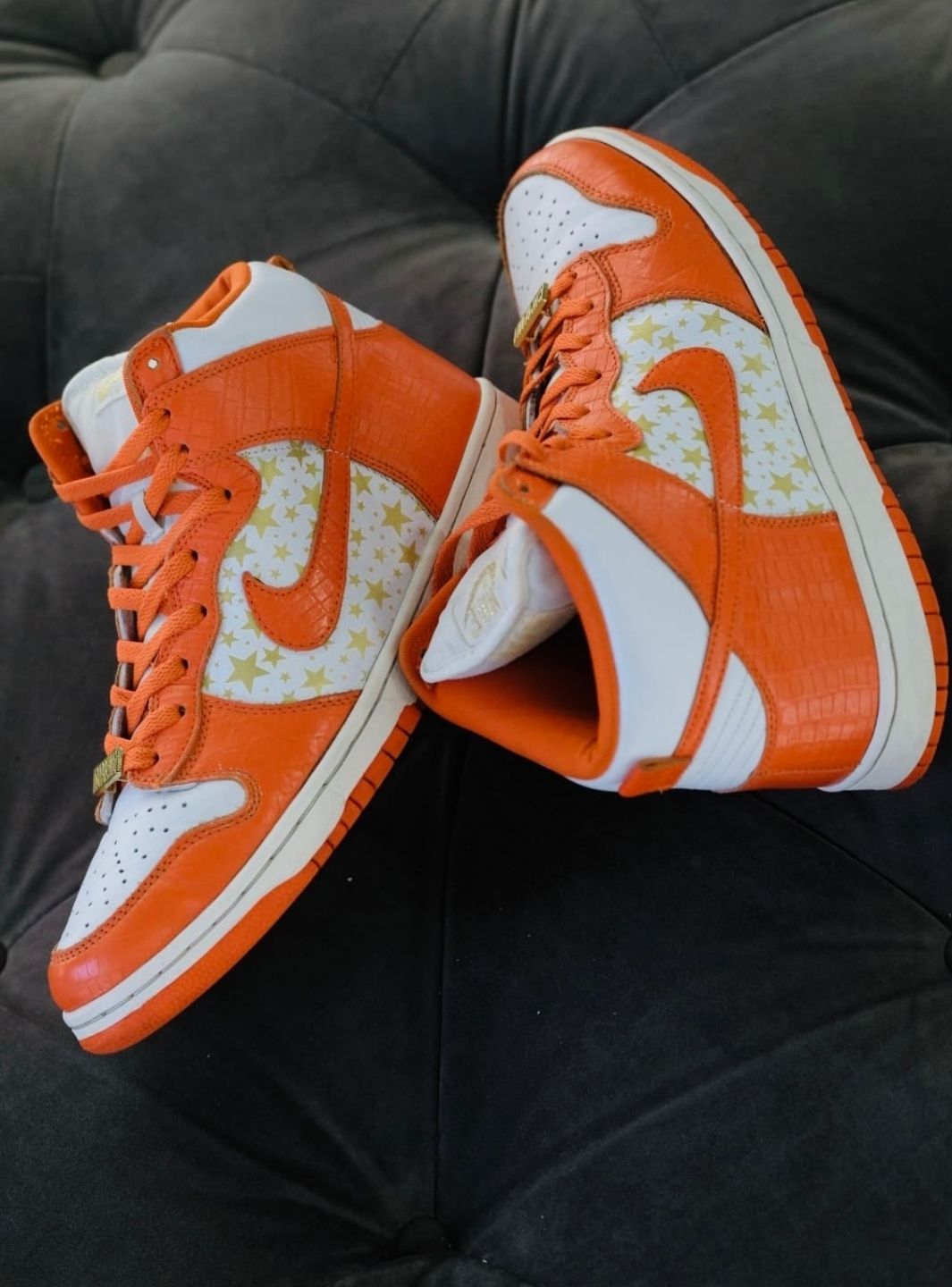 Nike Dunk High Pro SB Supreme Orange Stars - Sneakers Usate | ResellZone