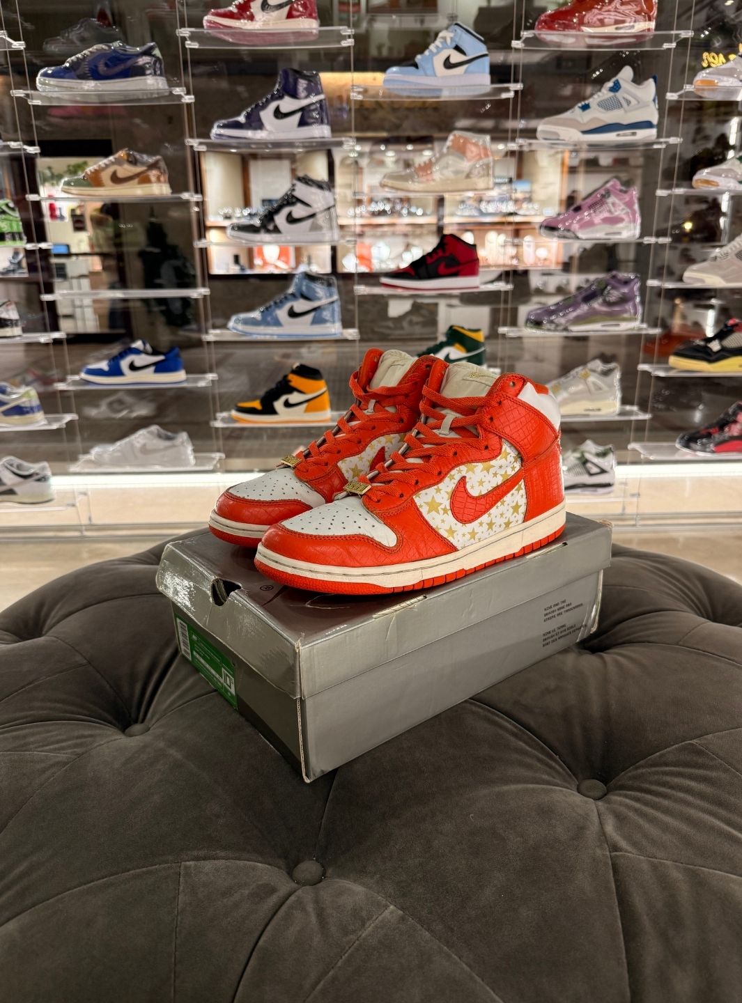 Nike Dunk High Pro SB Supreme Orange Stars - Sneakers Usate | ResellZone