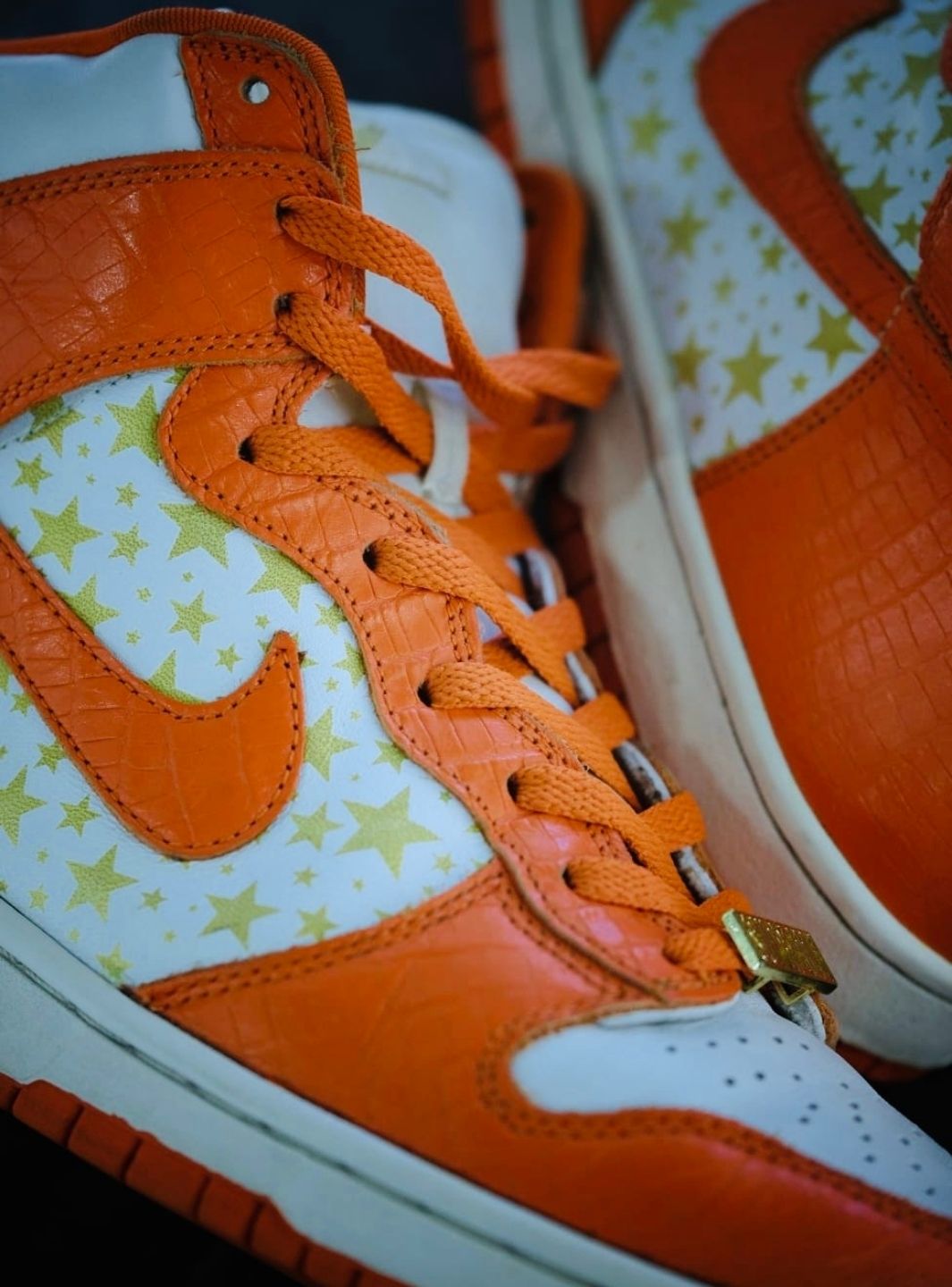 Nike Dunk High Pro SB Supreme Orange Stars - Sneakers Usate | ResellZone
