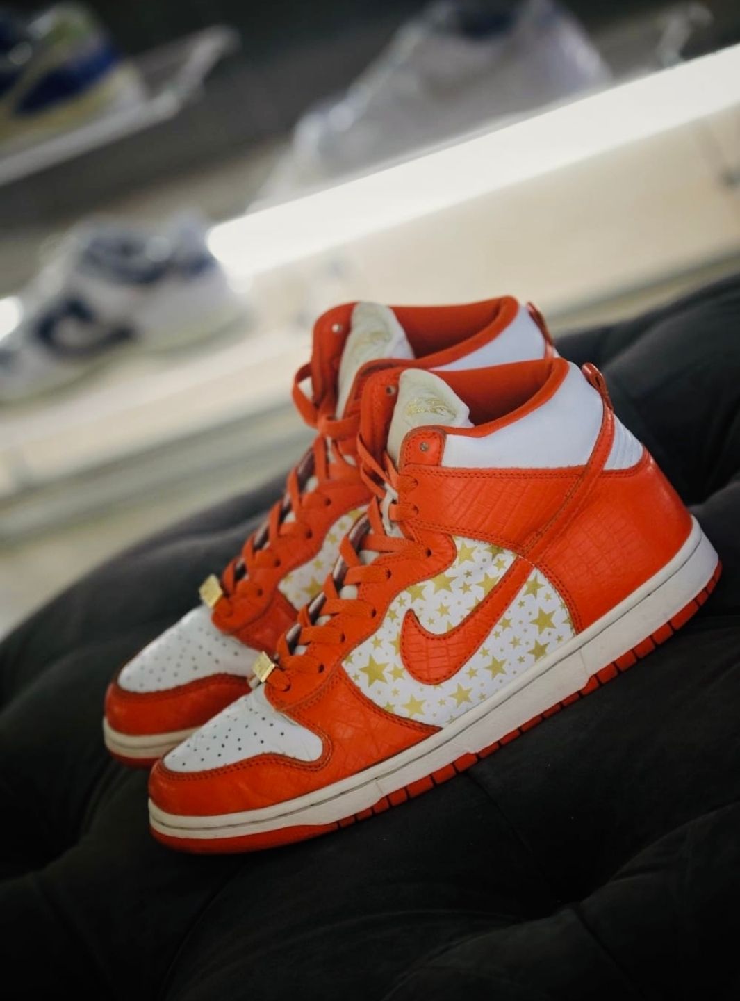 Nike Dunk High Pro SB Supreme Orange Stars - Sneakers Usate | ResellZone