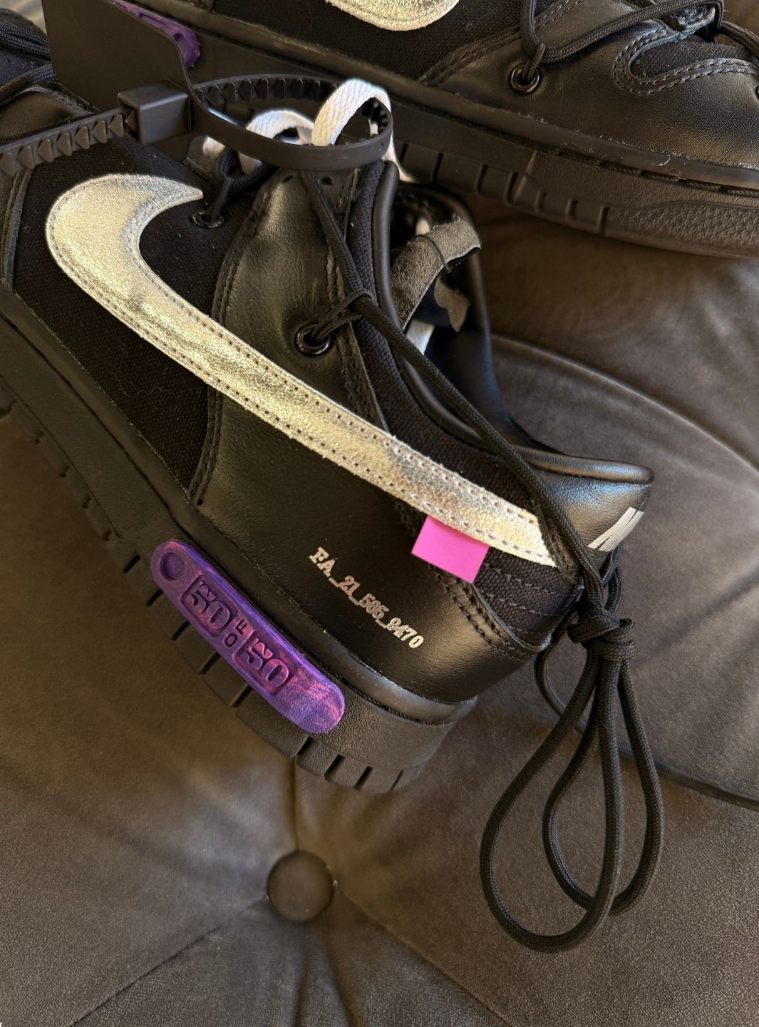 Nike Dunk Low Off-White Lot 50 - Sneakers Usate | ResellZone