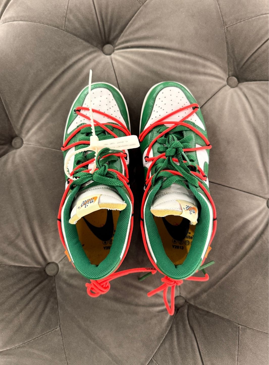 Nike Dunk Low Off-White Pine Green - Sneakers Usate | ResellZone