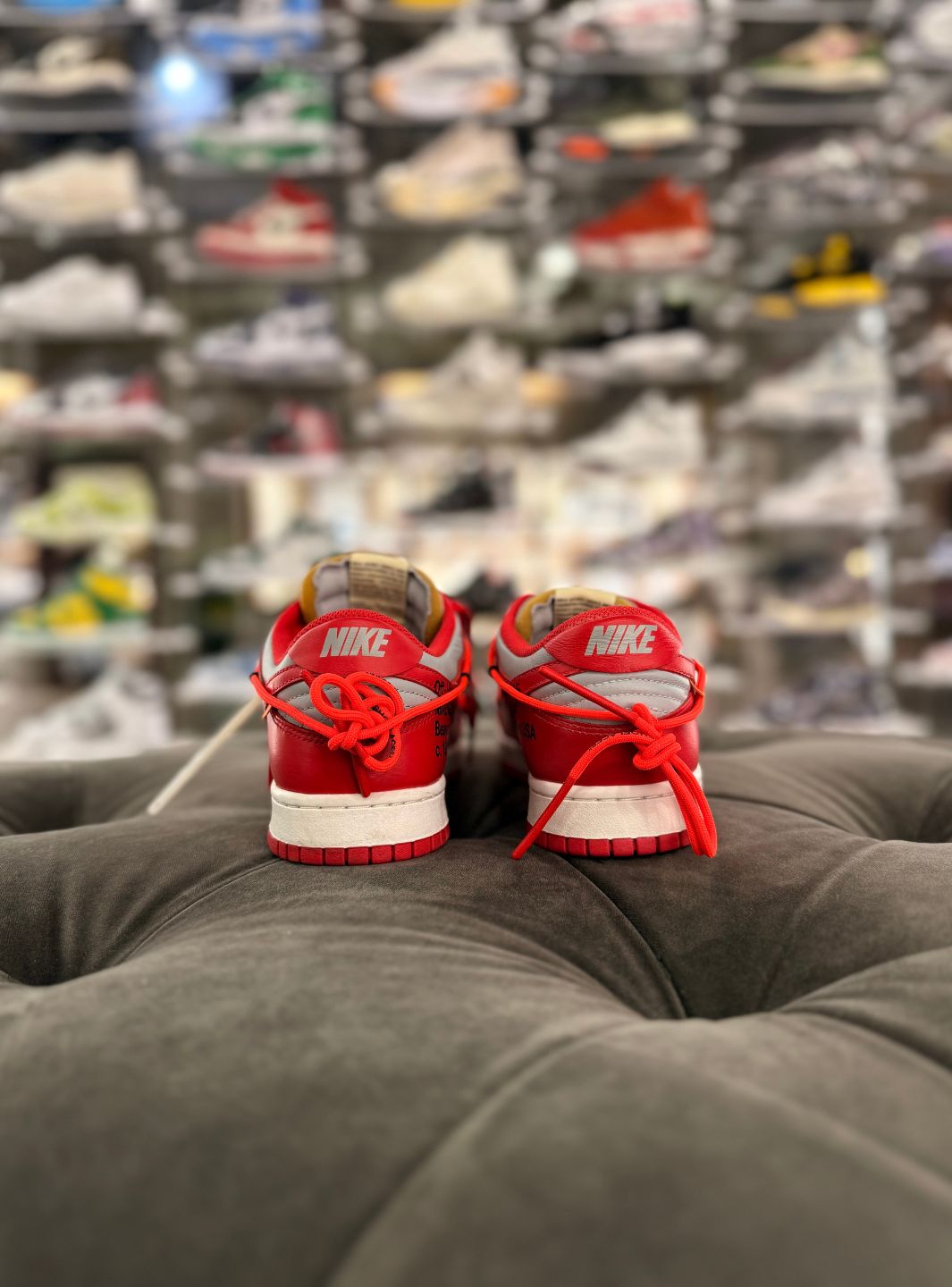 Nike Dunk Low Off-White University Red - Sneakers Usate | ResellZone