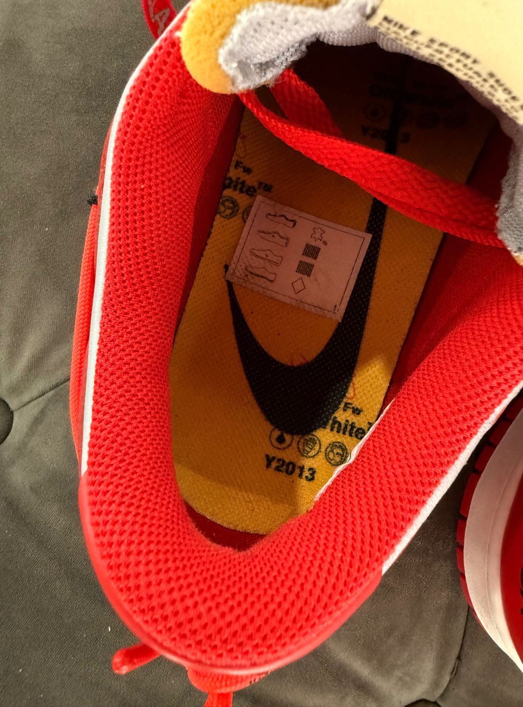 Nike Dunk Low Off-White University Red - Sneakers Usate | ResellZone