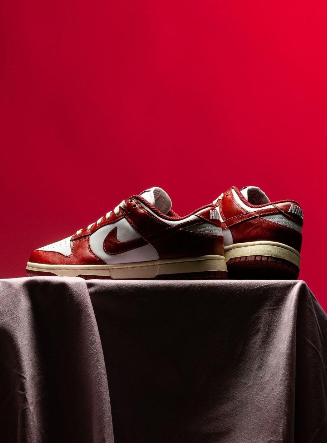 Nike Dunk Low PRM Vintage Team Red - FJ4555-100 | ResellZone