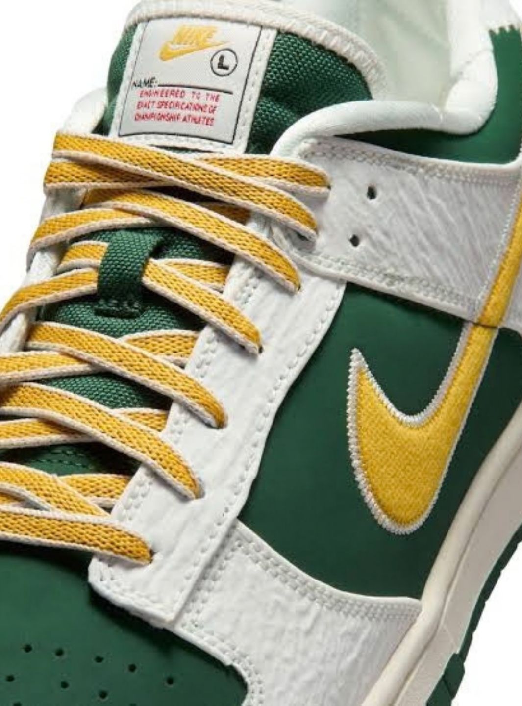 Nike Dunk Low Retro Varsity Jacket Sail Fir University Gold - IM4413-100 | ResellZone